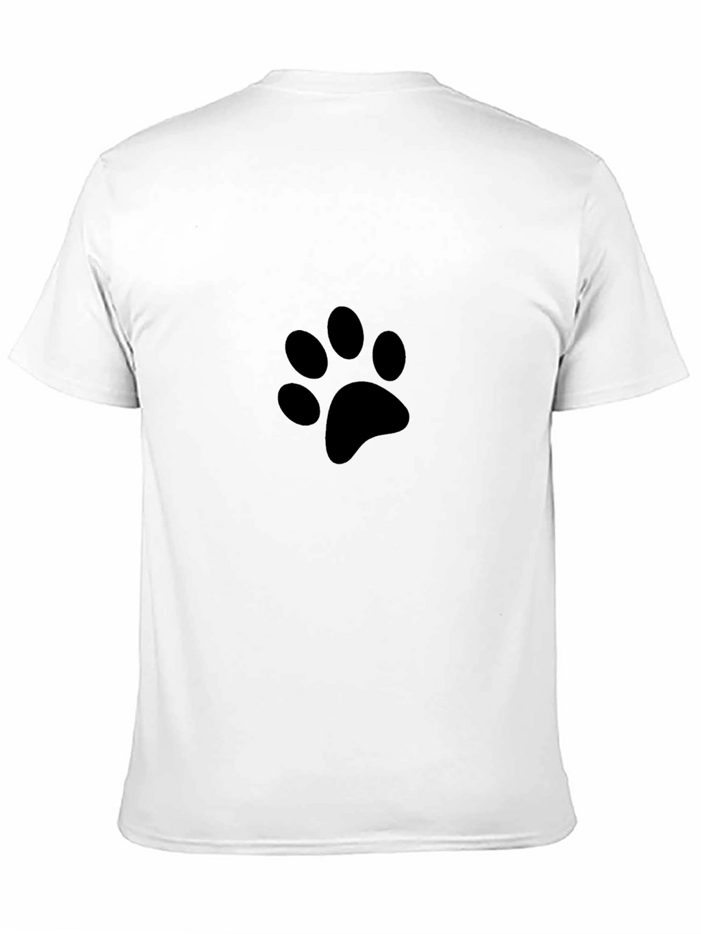 Black Paw Print T-Shirt