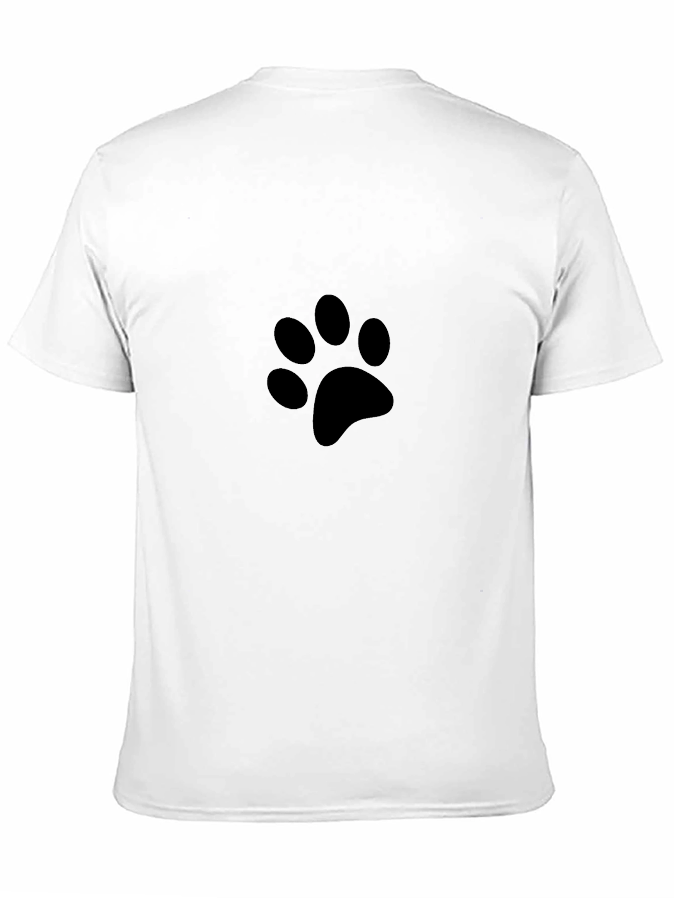 Black Paw Print T-Shirt