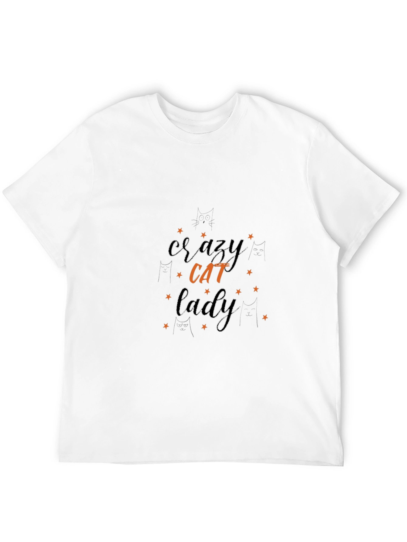 Crazy Cat Lady T-Shirt - Black