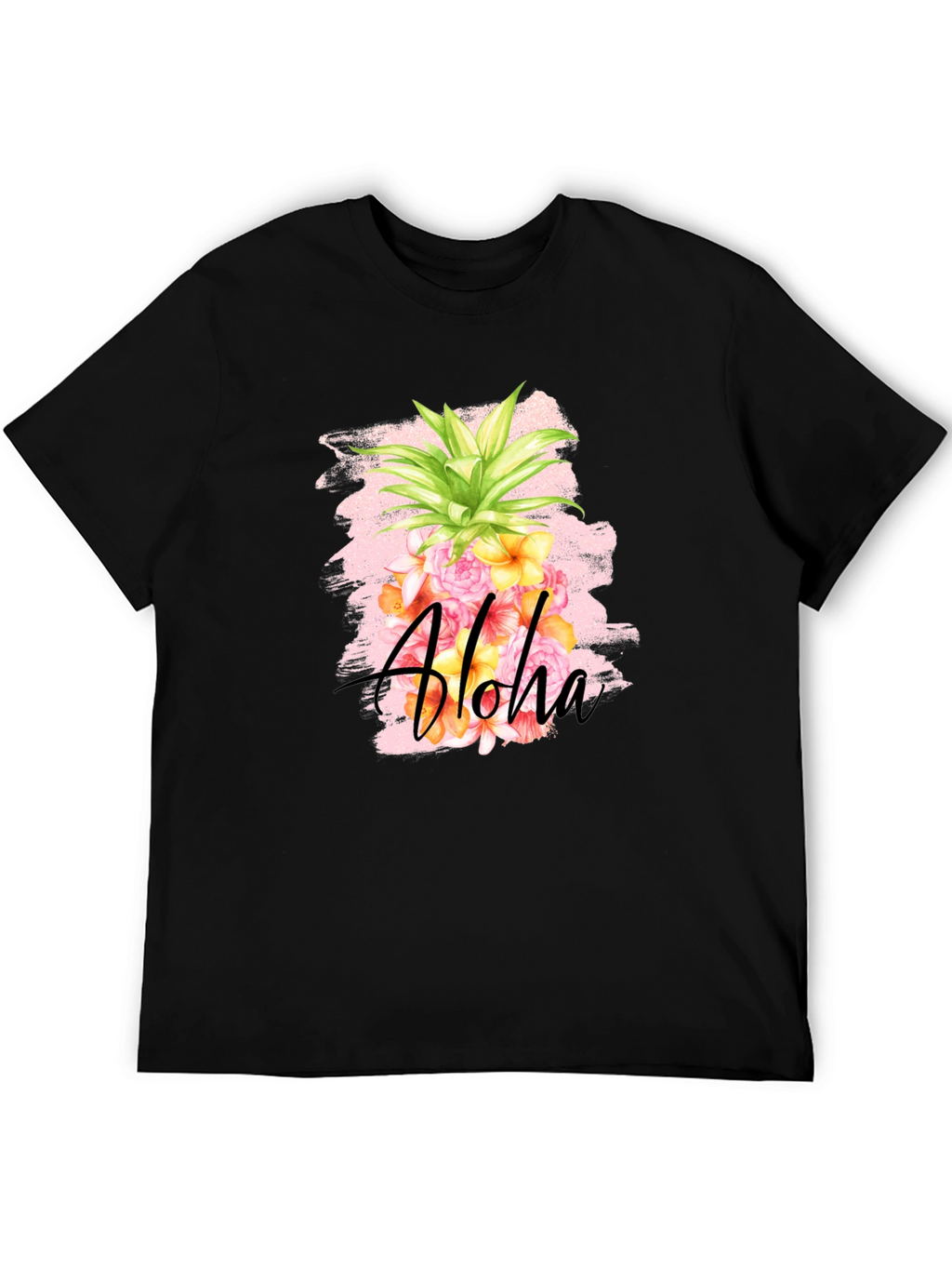 Aloha Pineapple Graphic Tee - Tropical Summer Vibes