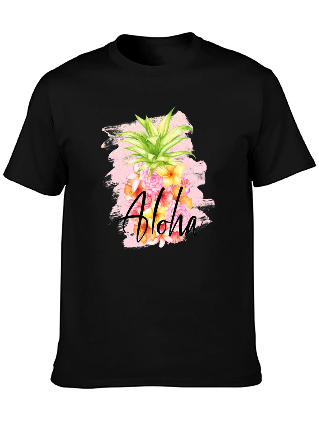 Aloha Pineapple Graphic Tee - Tropical Summer Vibes