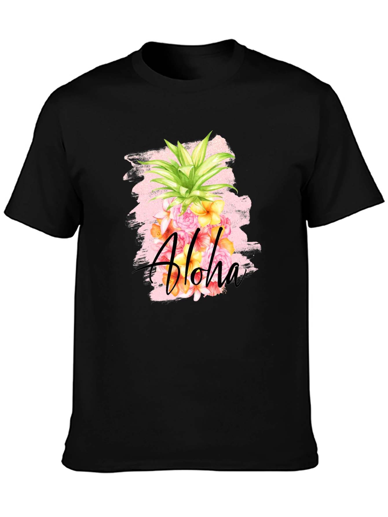 Aloha Pineapple Graphic Tee - Tropical Summer Vibes