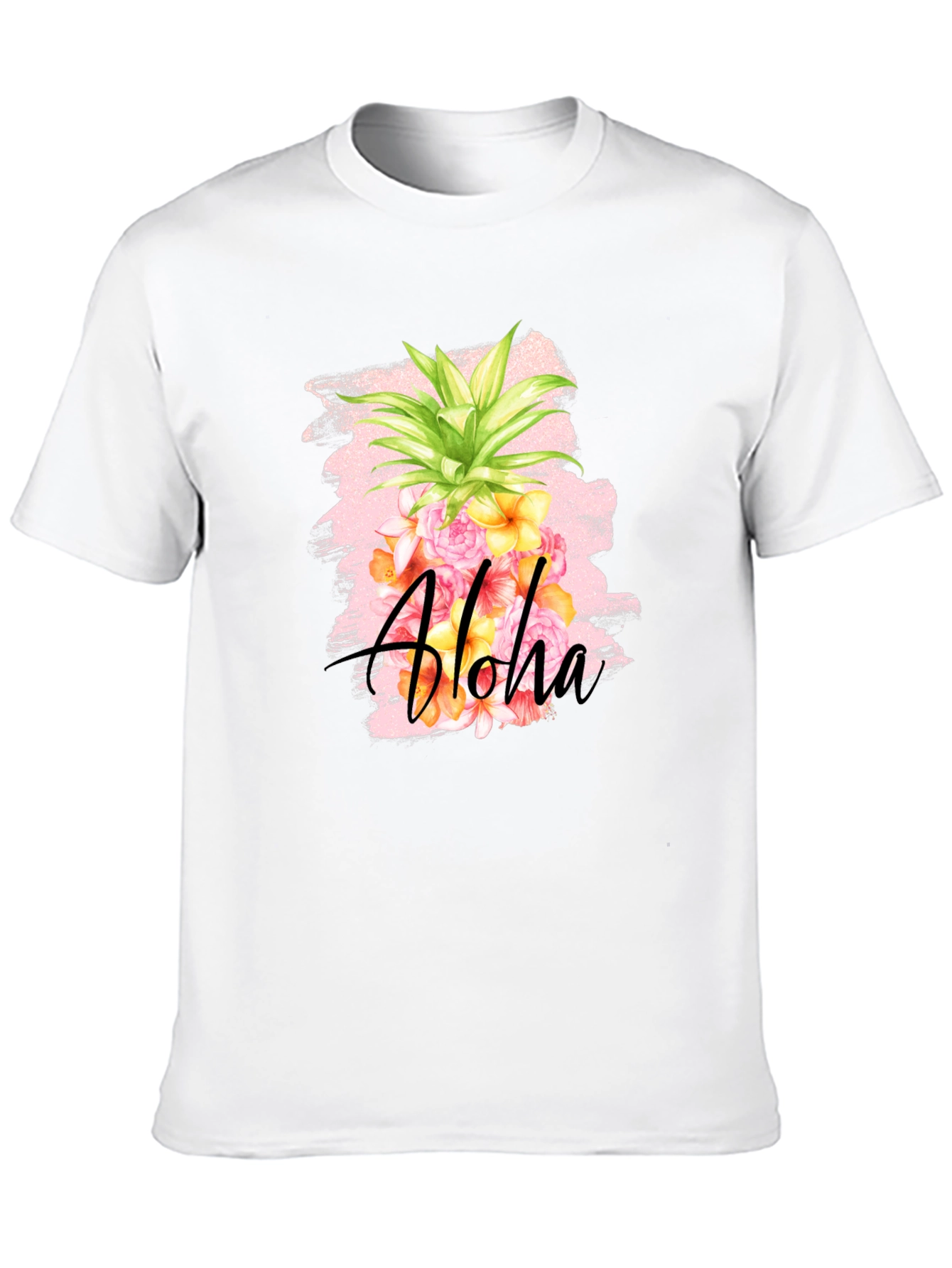 Aloha Pineapple Graphic Tee - Tropical Summer Vibes