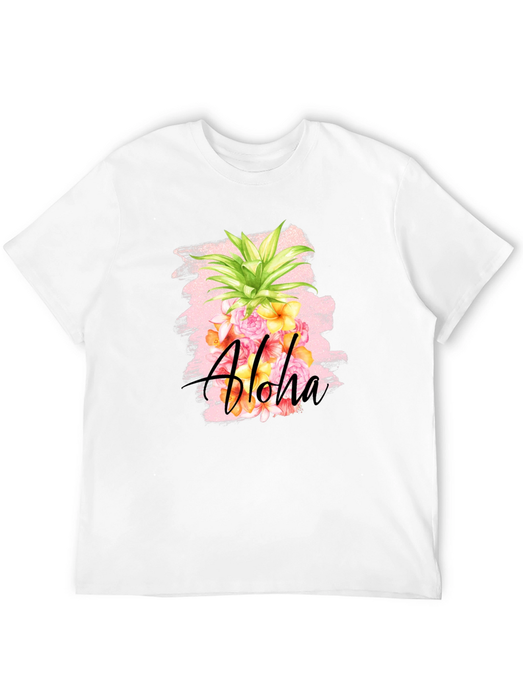 Aloha Pineapple Graphic Tee - Tropical Summer Vibes