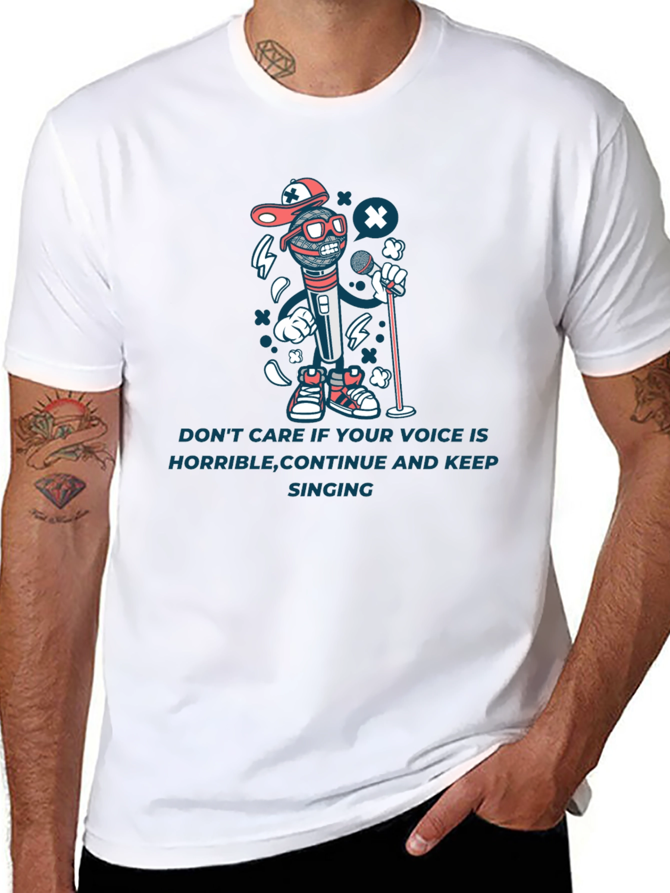 Sing Your Heart Out Black T-Shirt