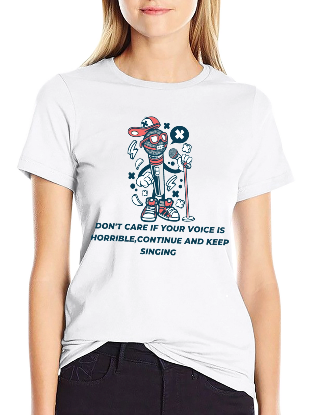 Sing Your Heart Out Black T-Shirt