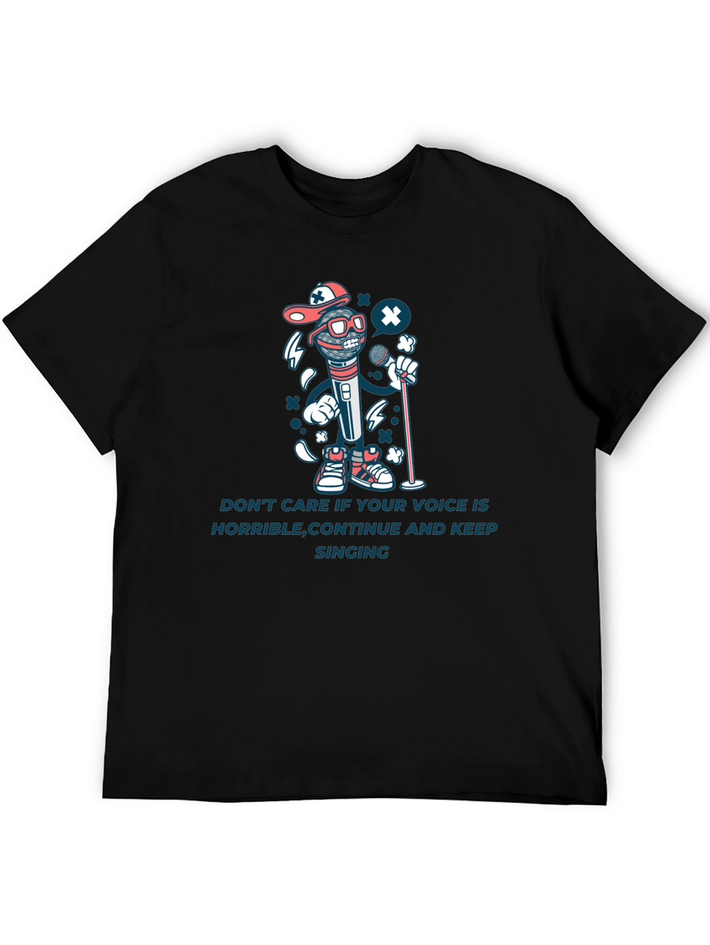 Sing Your Heart Out Black T-Shirt