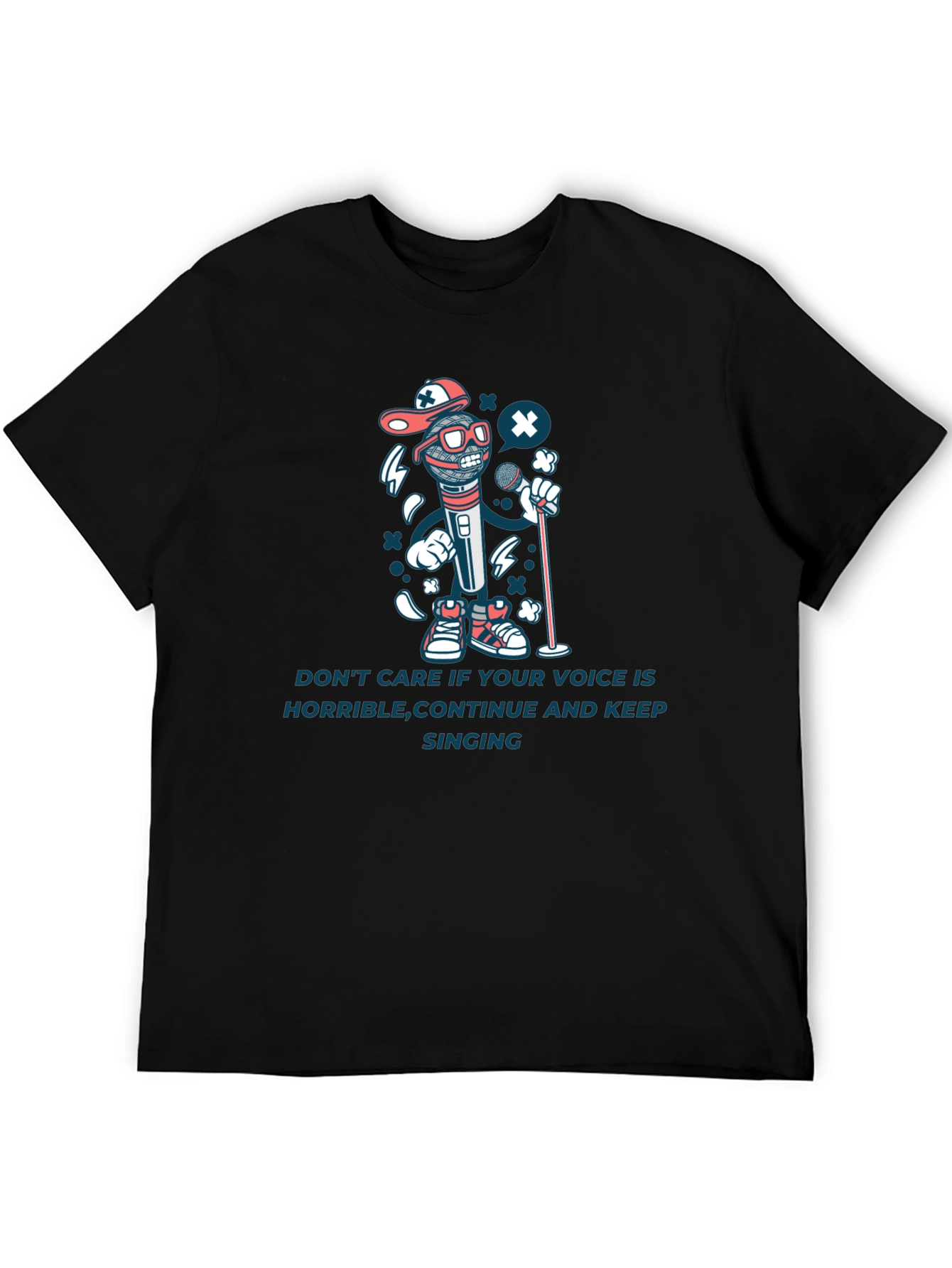 Sing Your Heart Out Black T-Shirt
