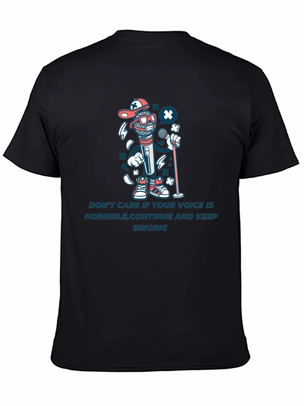 Sing Your Heart Out Black T-Shirt