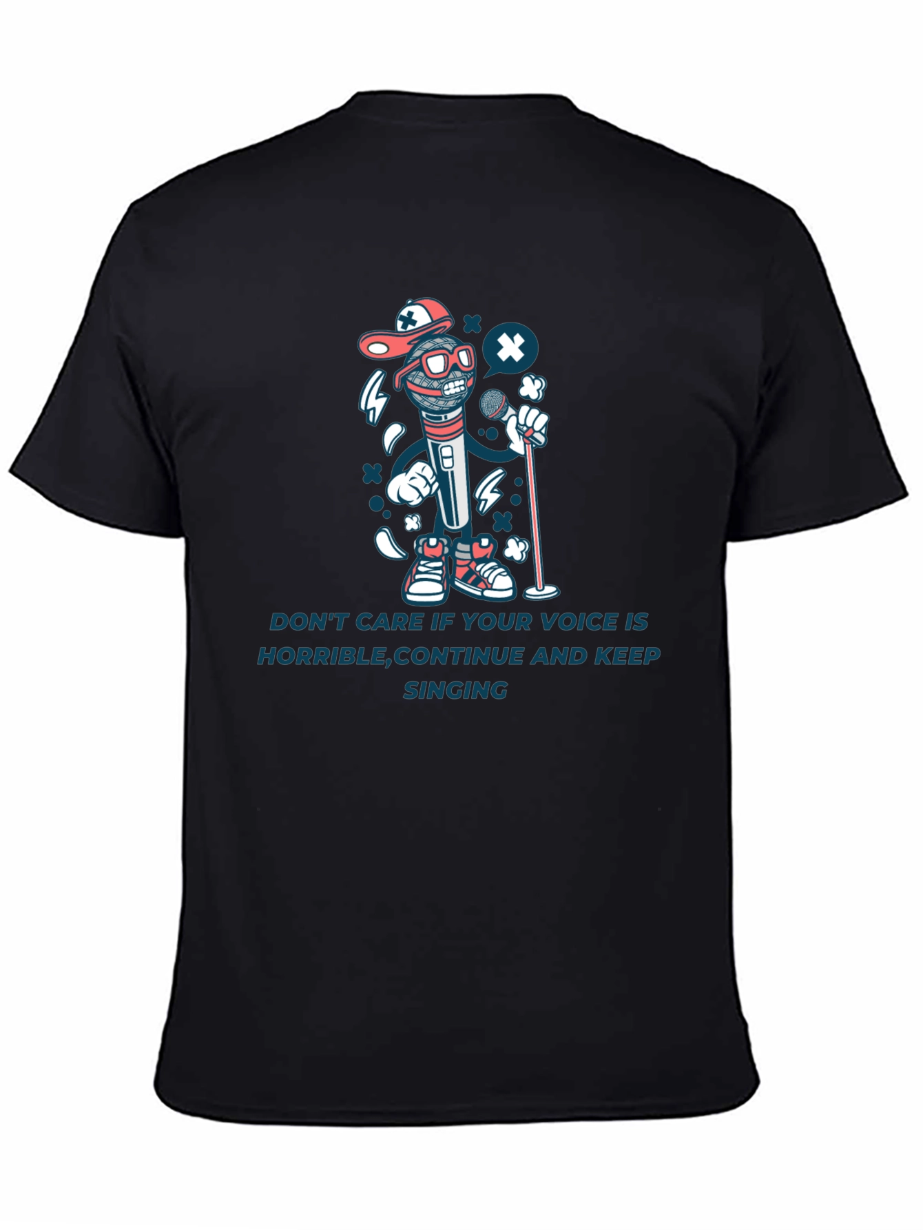 Sing Your Heart Out Black T-Shirt