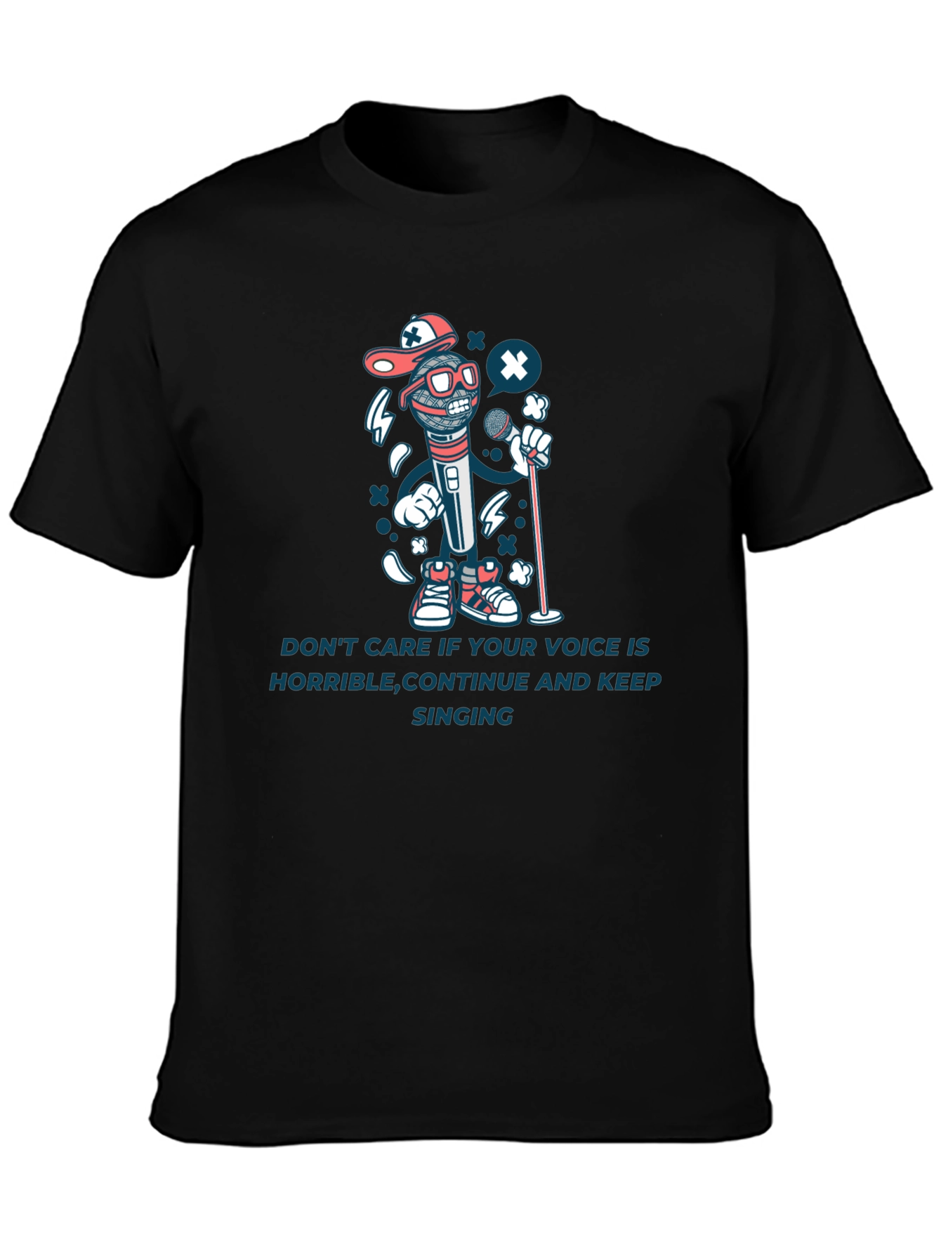 Sing Your Heart Out Black T-Shirt