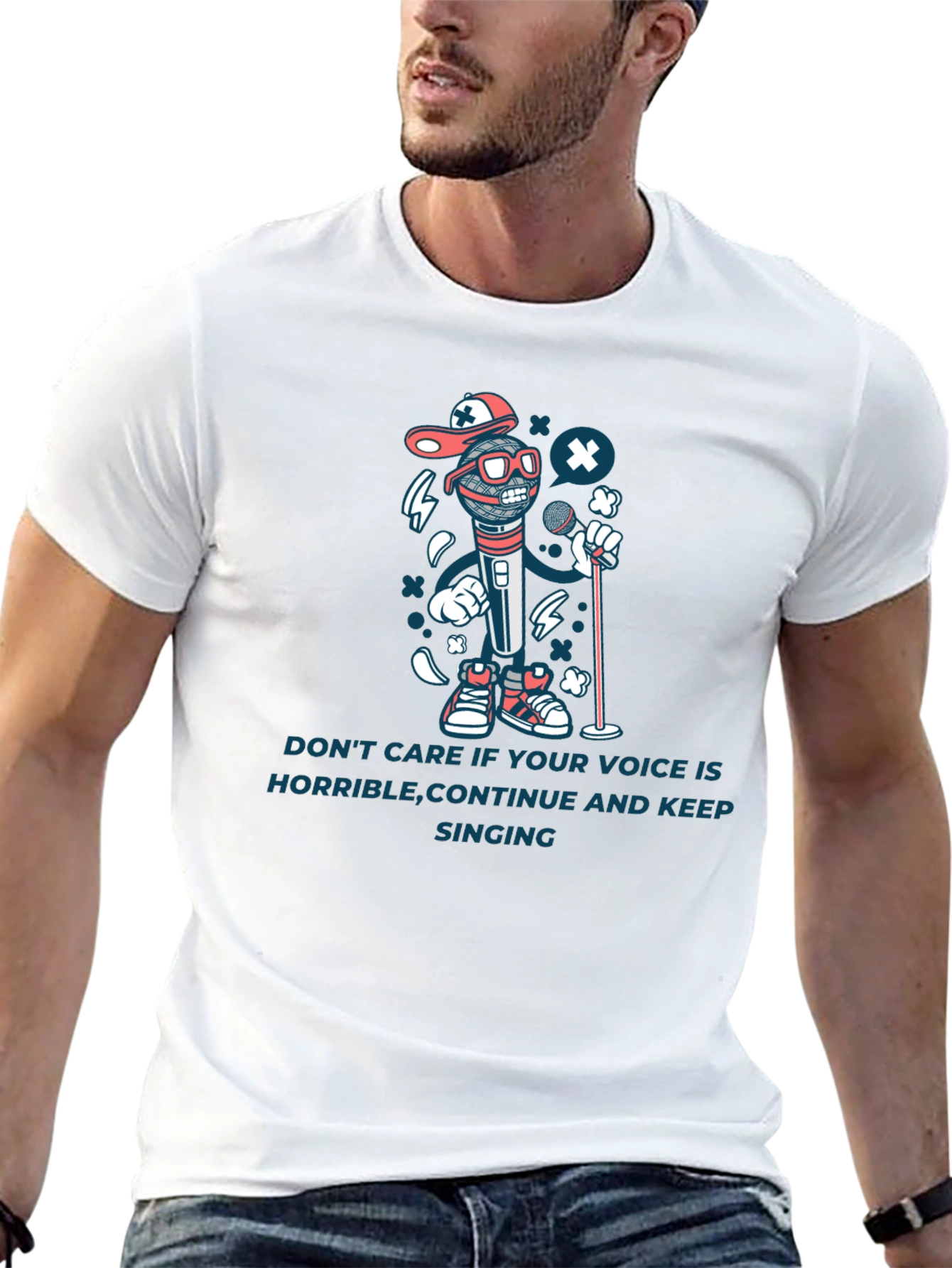Sing Your Heart Out Black T-Shirt