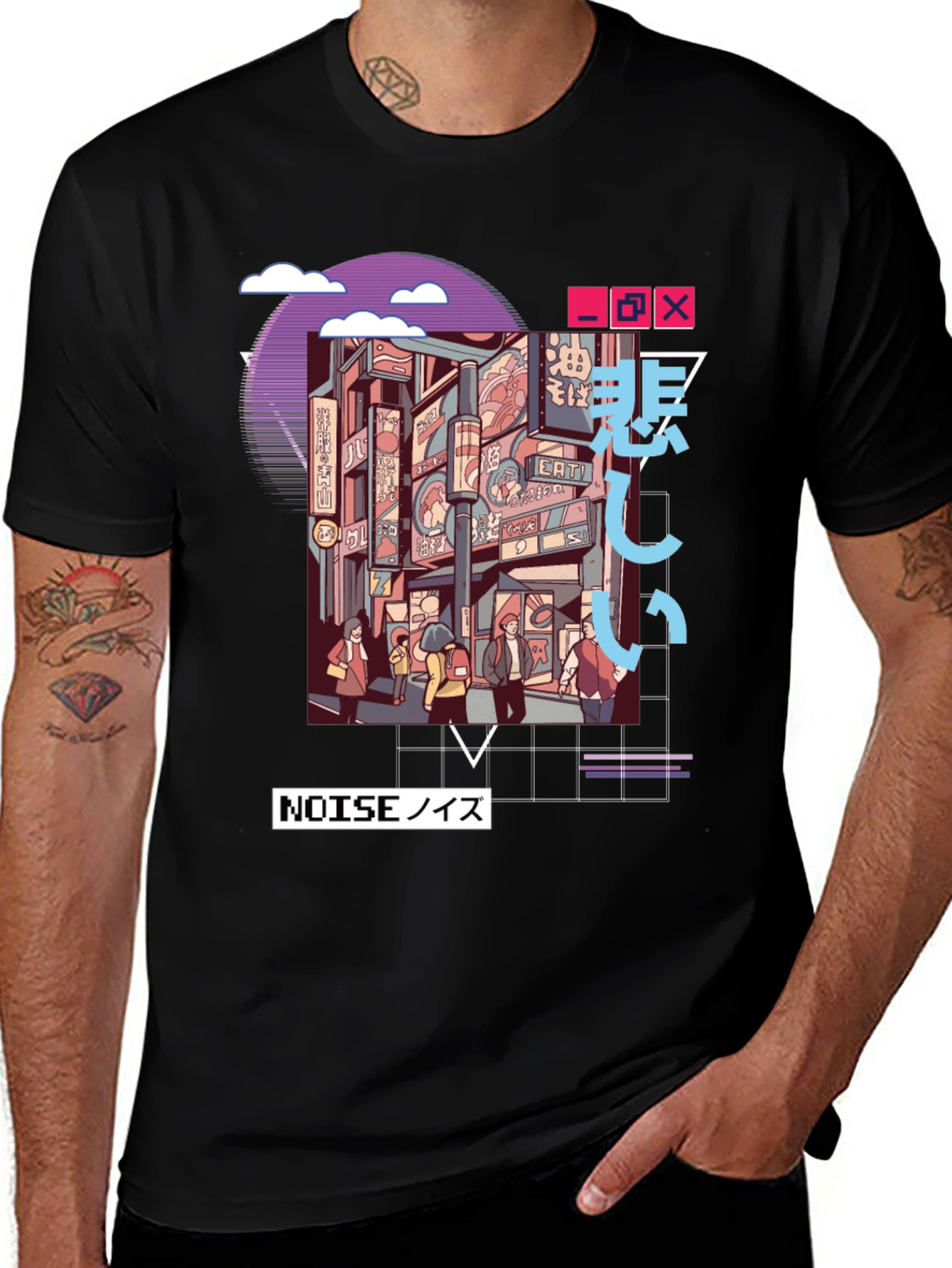 Retro Anime Streetwear T-Shirt