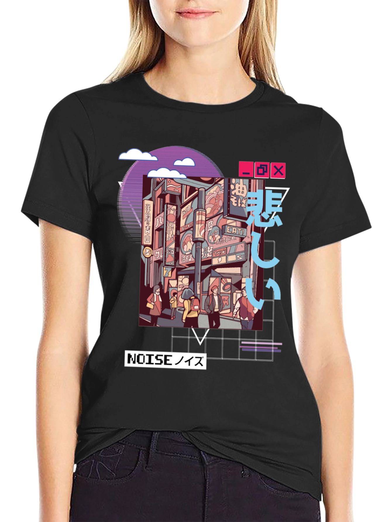 Retro Anime Streetwear T-Shirt