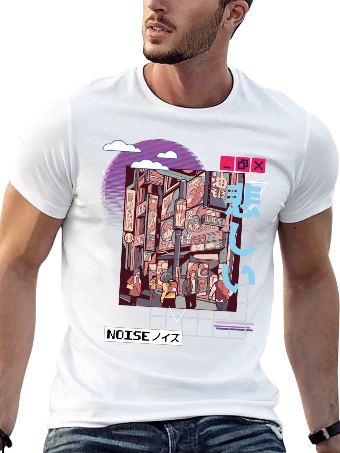 Retro Anime Streetwear T-Shirt