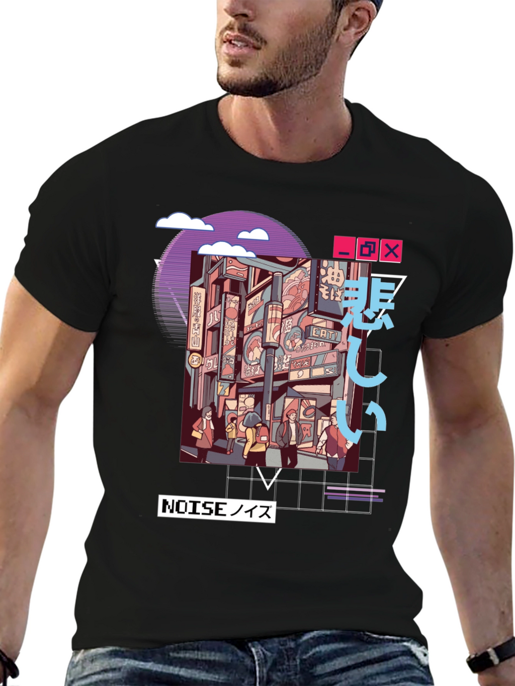 Retro Anime Streetwear T-Shirt