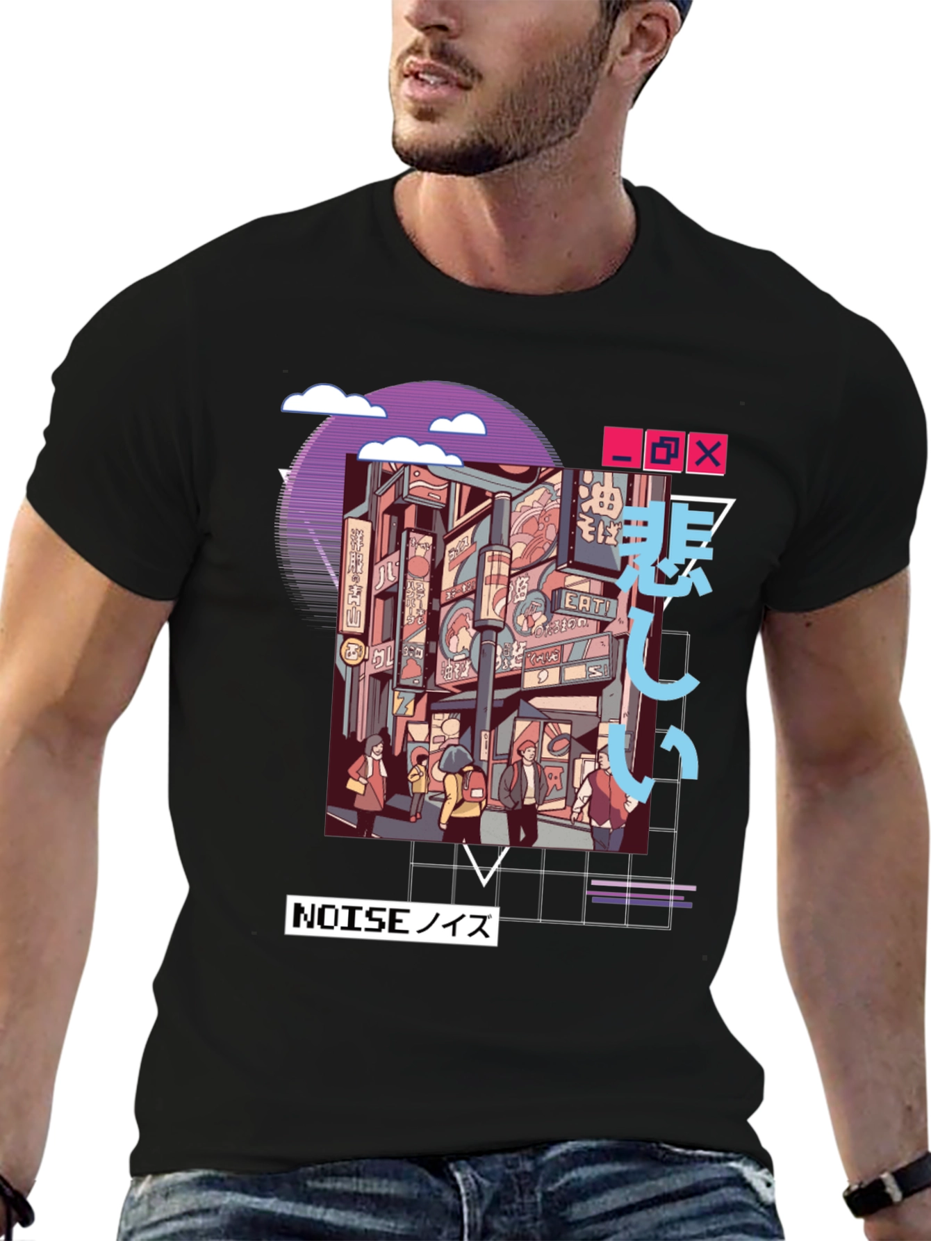 Retro Anime Streetwear T-Shirt