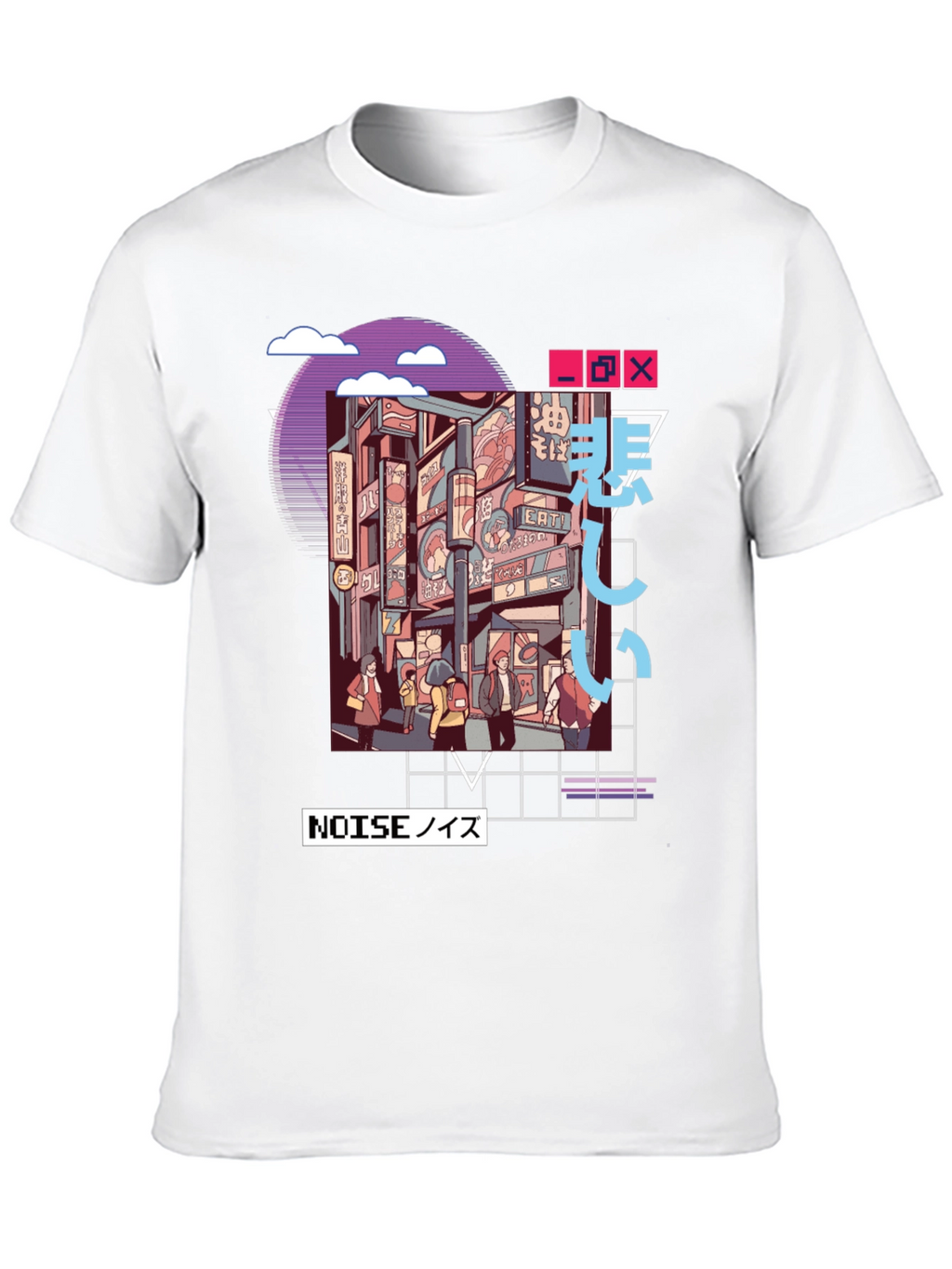 Retro Anime Streetwear T-Shirt