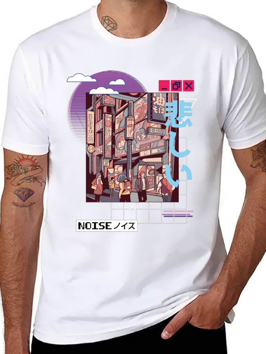 Retro Anime Streetwear T-Shirt