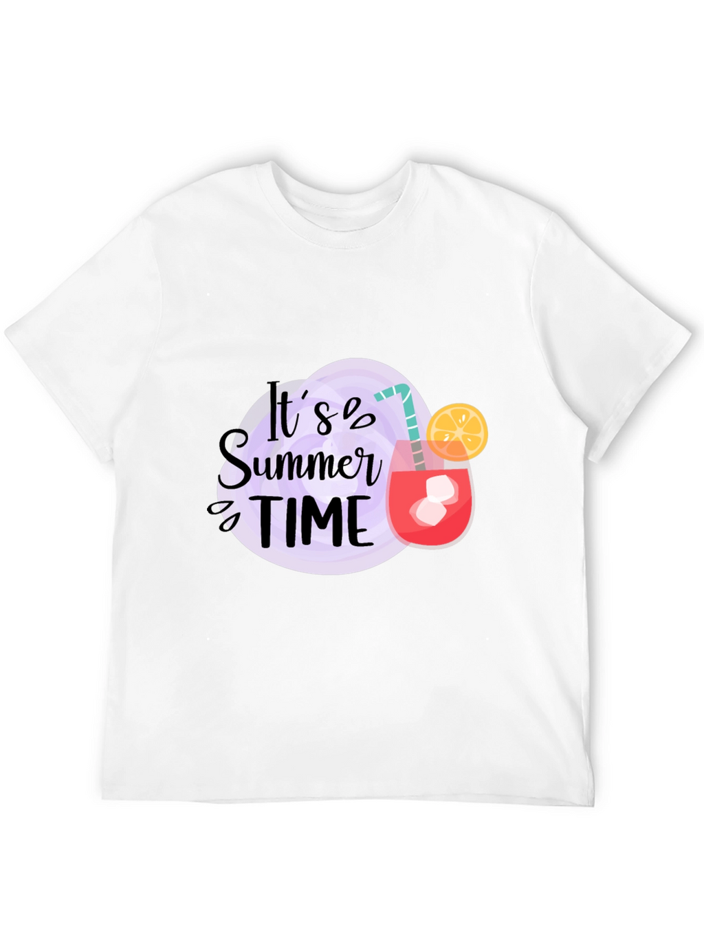 Its Summer Time Black T-Shirt