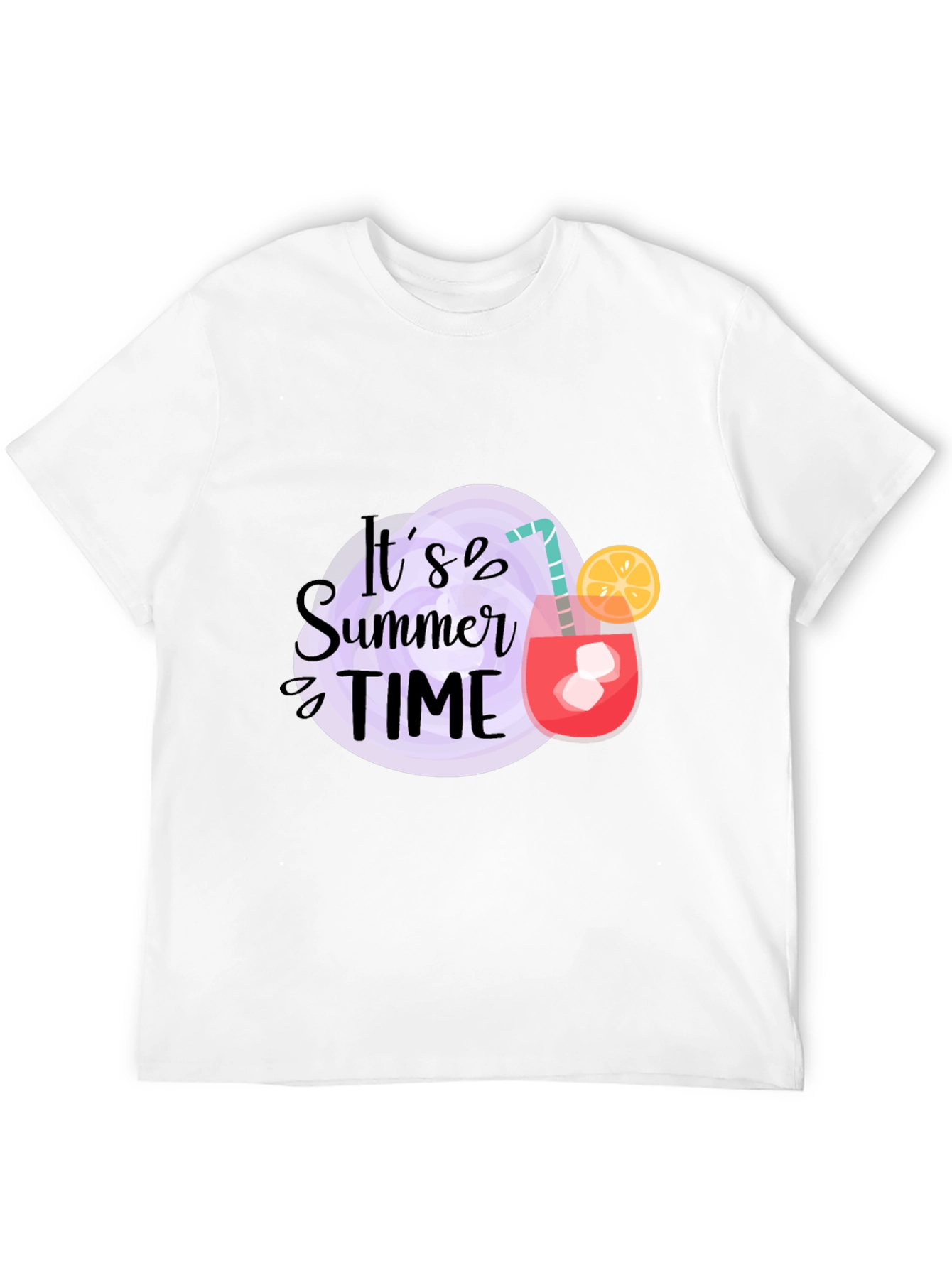 Its Summer Time Black T-Shirt