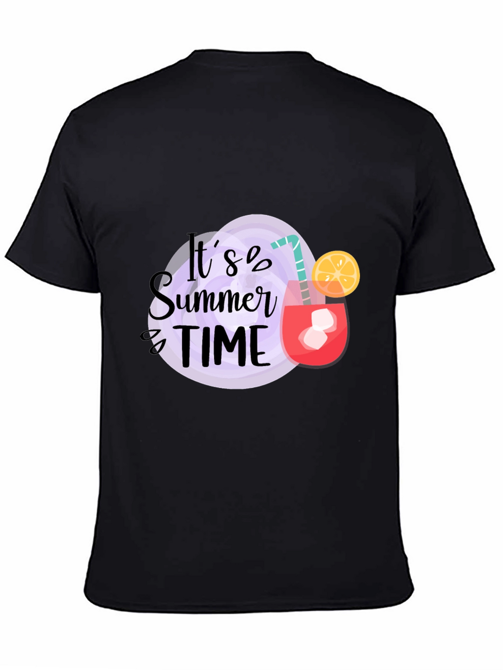 Its Summer Time Black T-Shirt