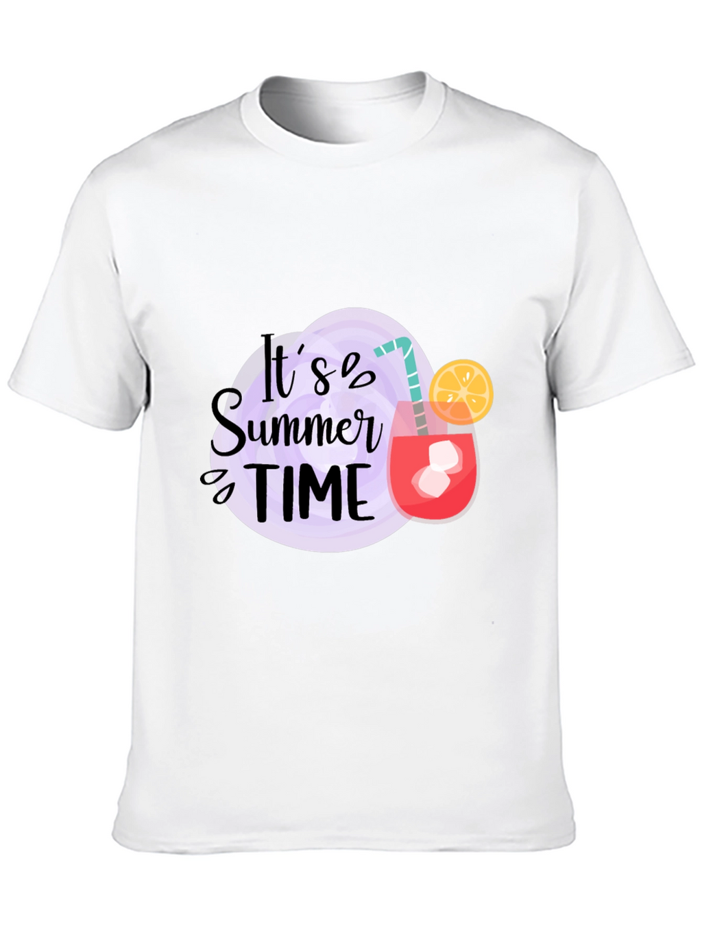 Its Summer Time Black T-Shirt