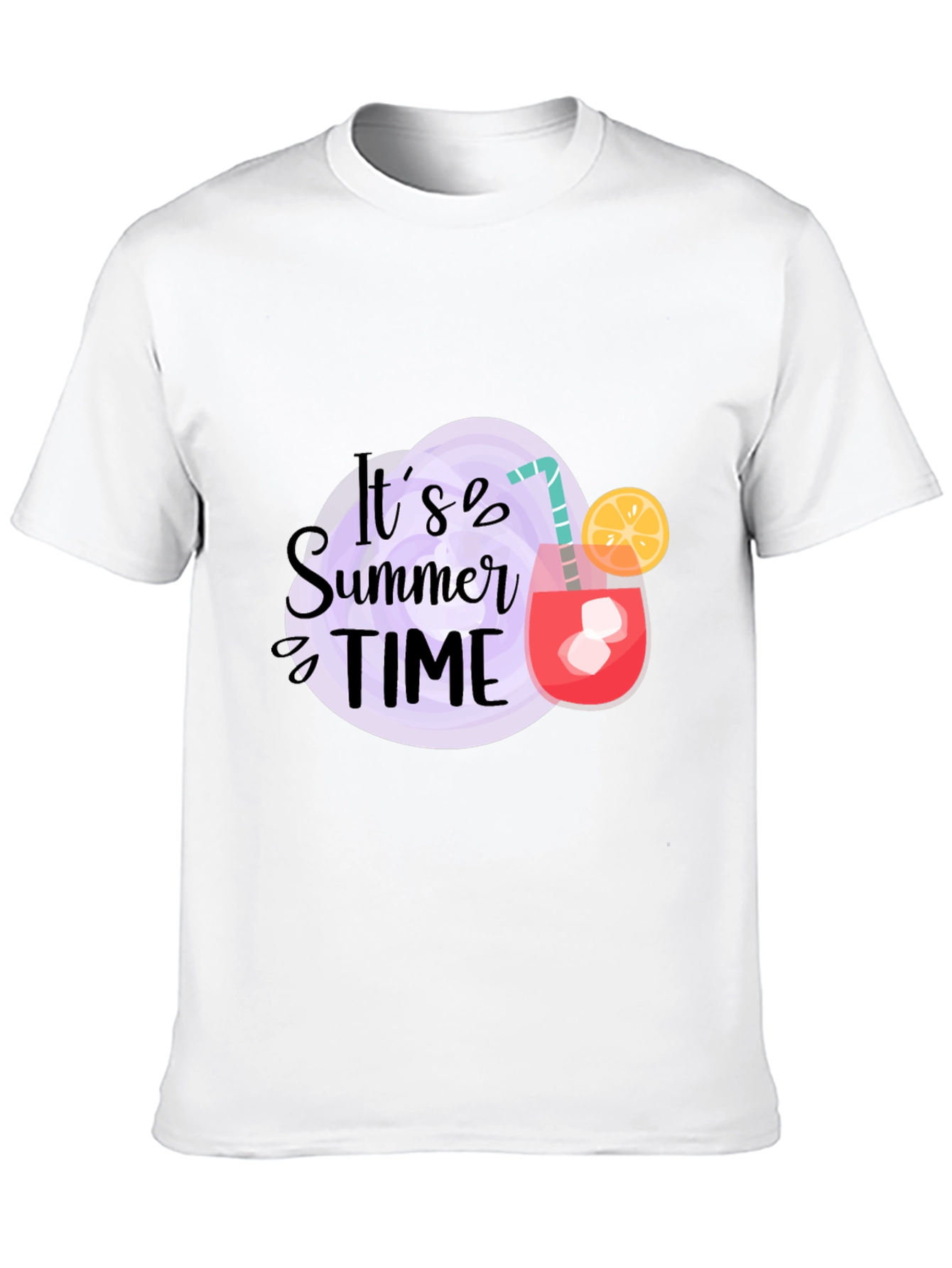 Its Summer Time Black T-Shirt
