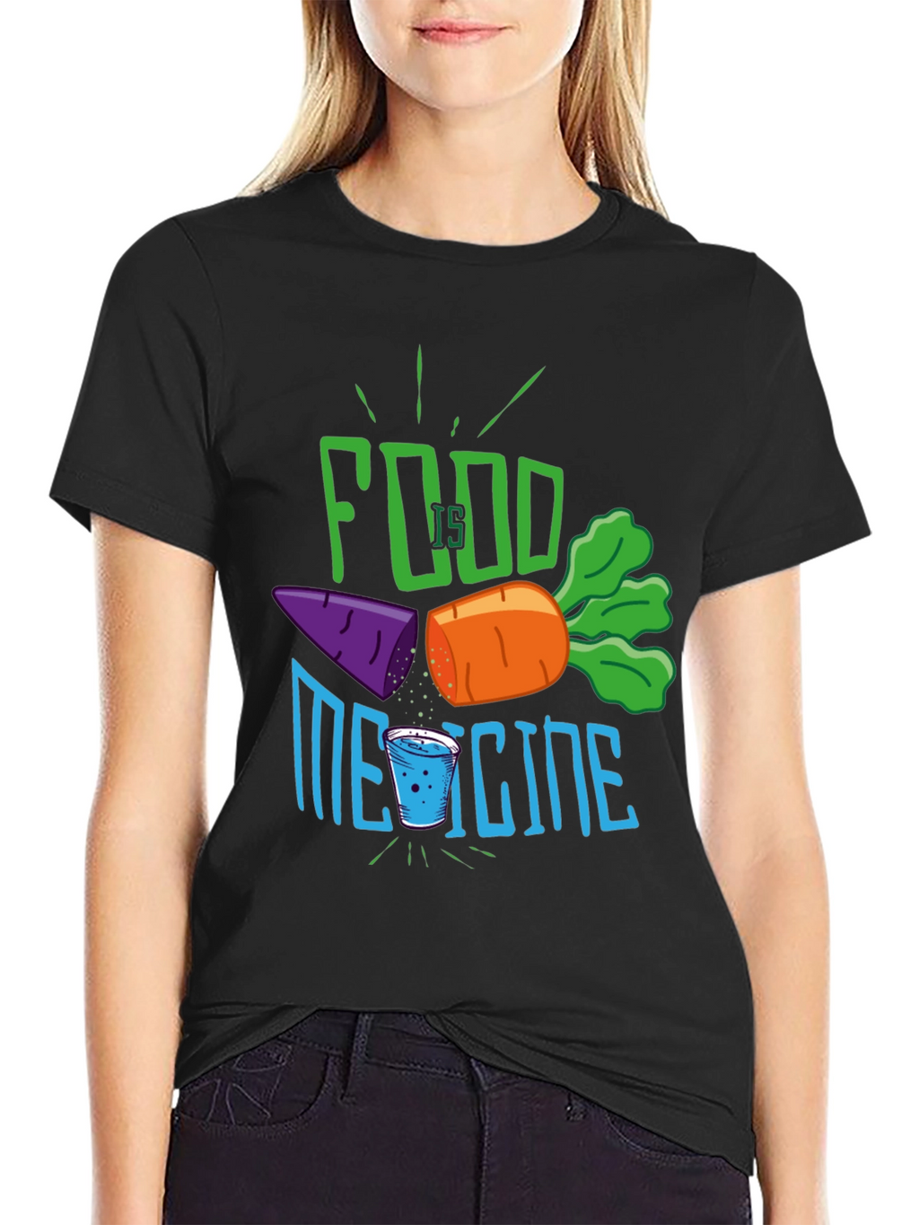 Food Is Medicine Graphic T-Shirt