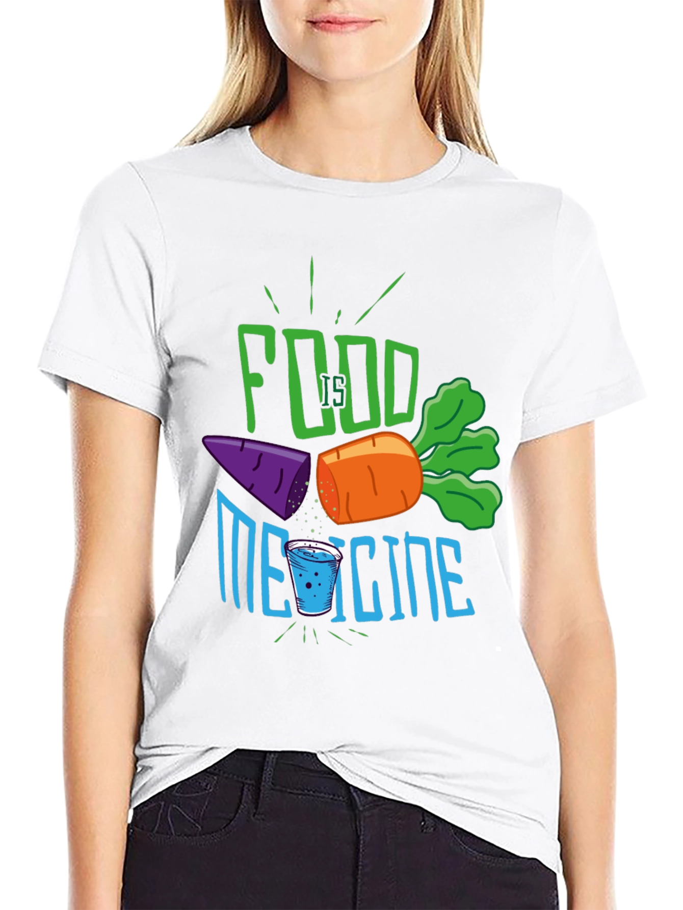 Food Is Medicine Graphic T-Shirt