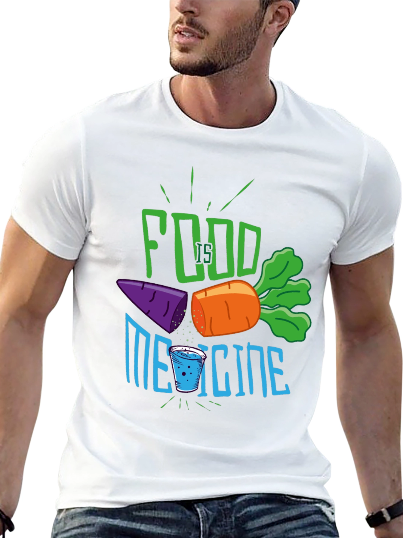 Food Is Medicine Graphic T-Shirt