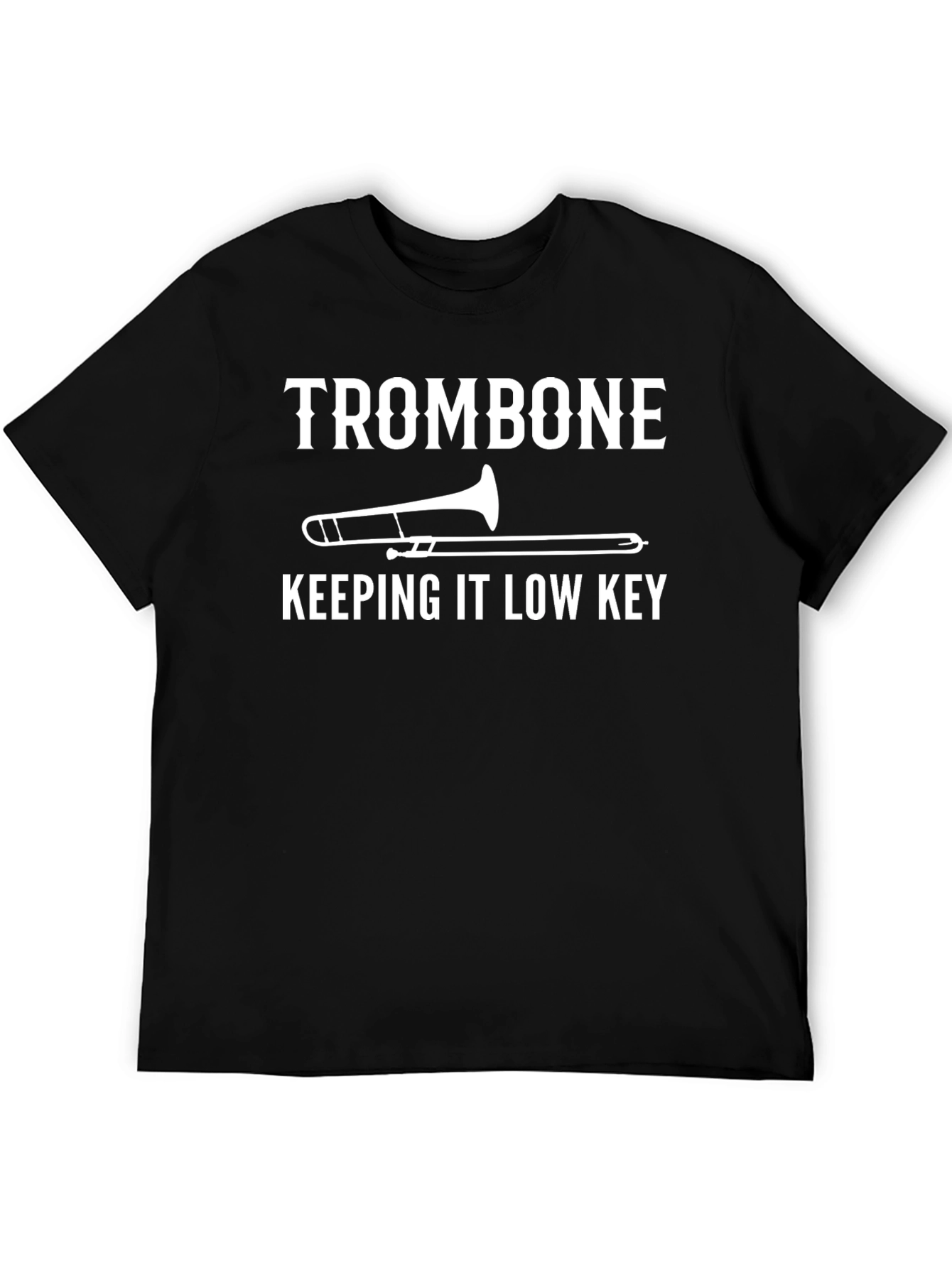 Trombone Keeping It Low Key Graphic Tee