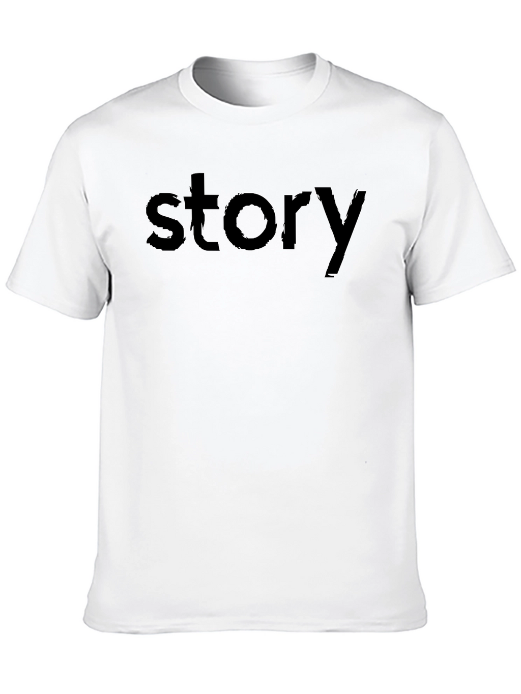 Story Black T-Shirt for Men