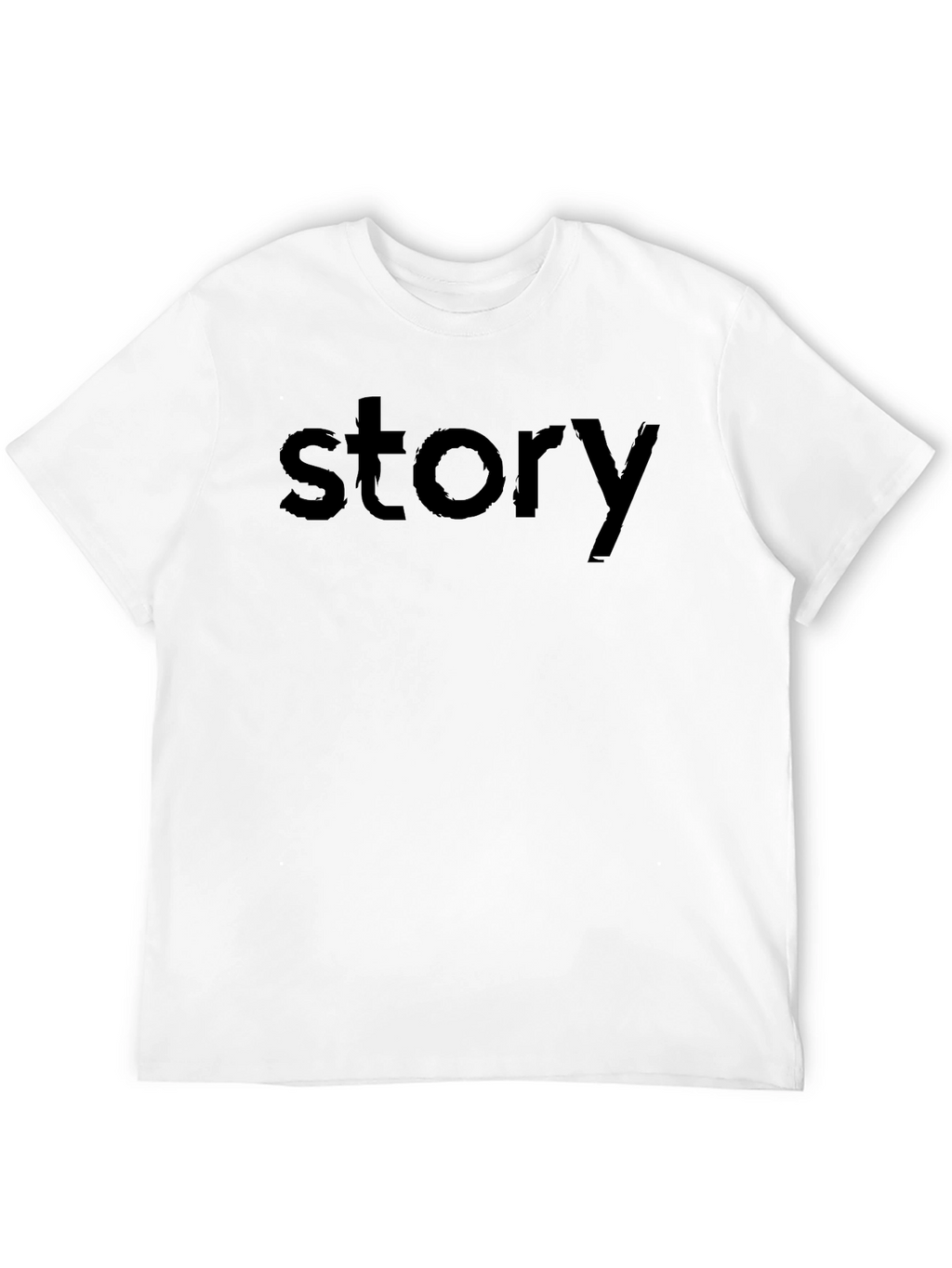 Story Black T-Shirt for Men
