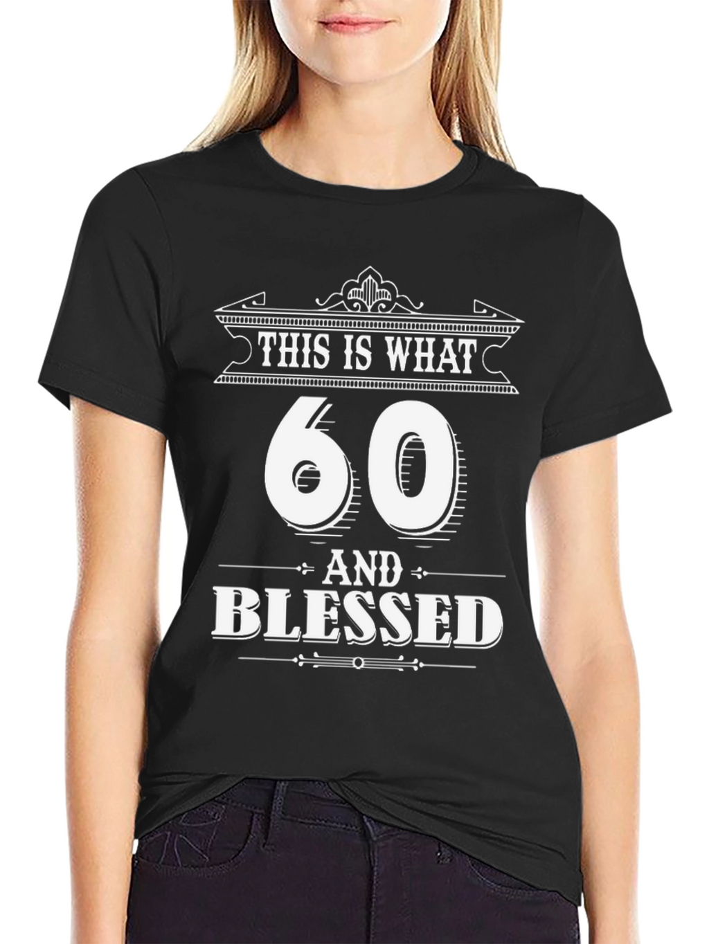 60 & Blessed T-Shirt - Birthday Gift