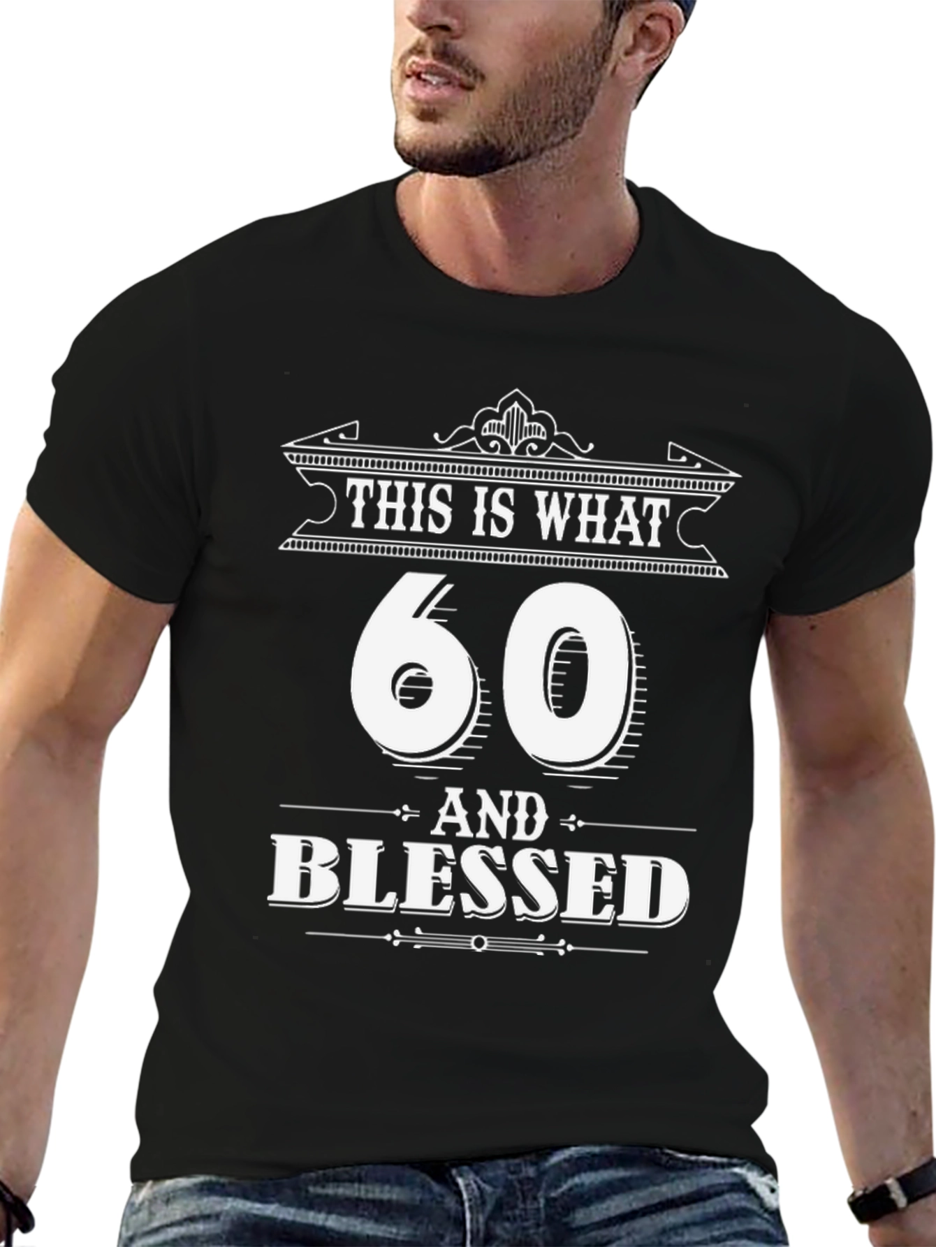 60 & Blessed T-Shirt - Birthday Gift