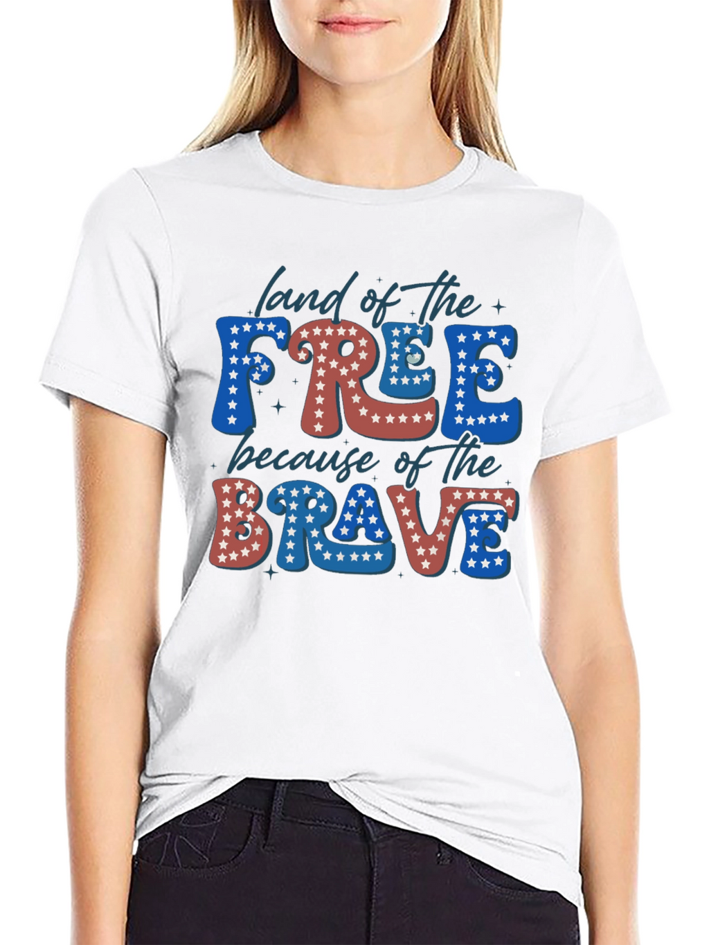 Patriotic USA Land of the Free T-Shirt