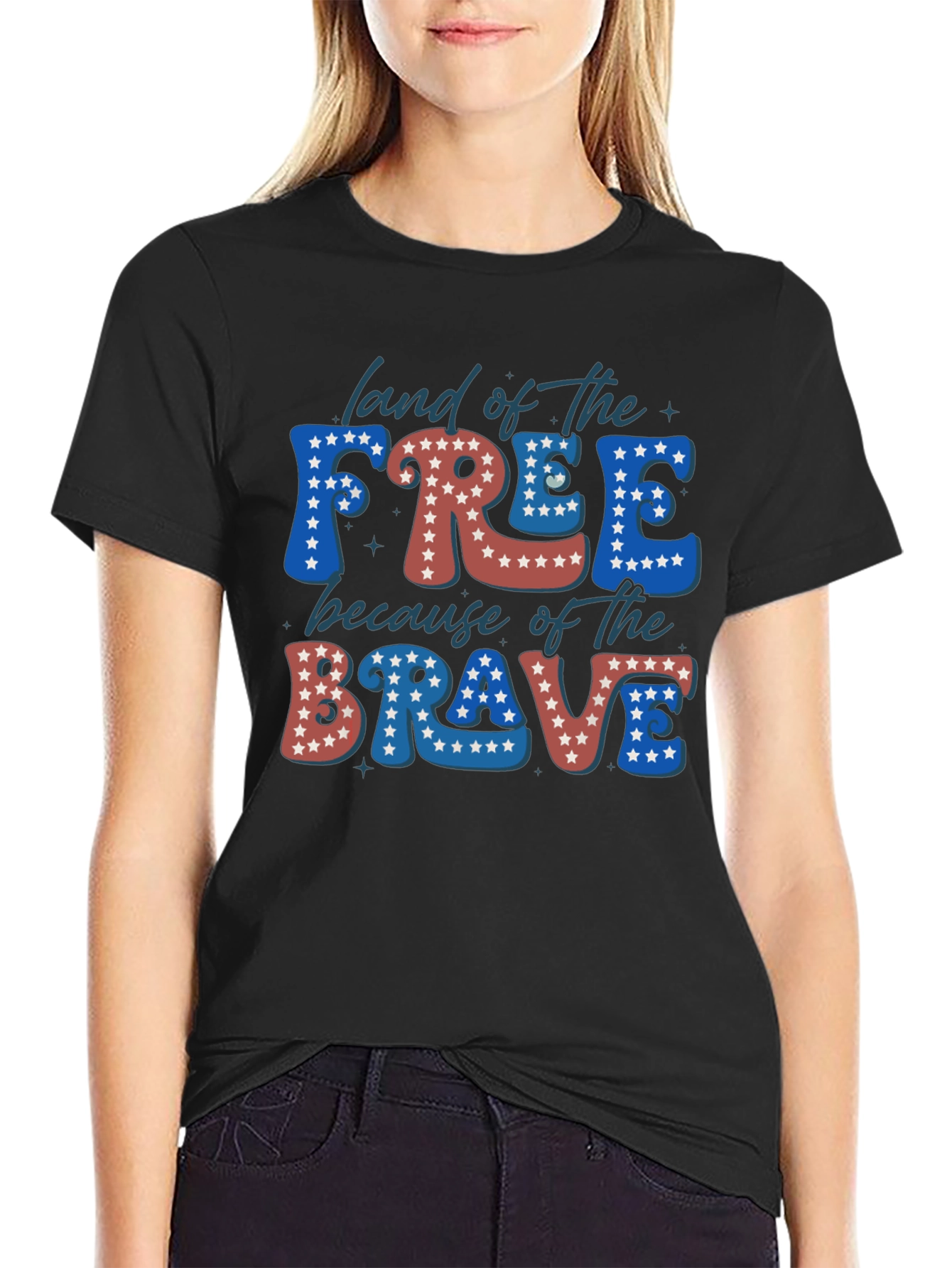 Patriotic USA Land of the Free T-Shirt