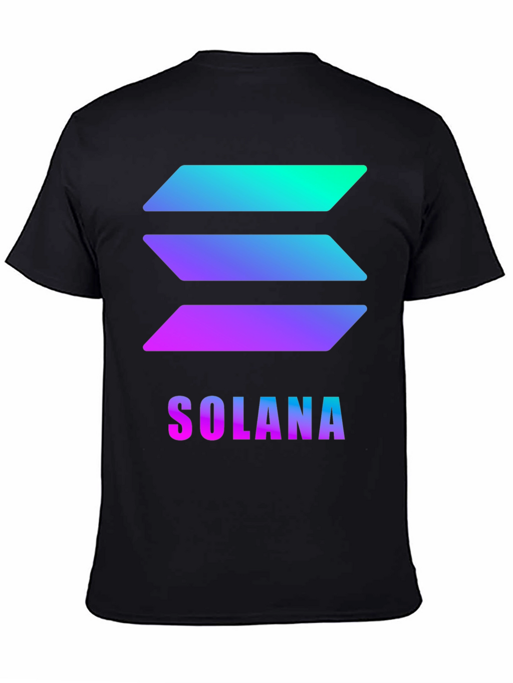Solana Graphic T-Shirt - Crypto Inspired Fashion