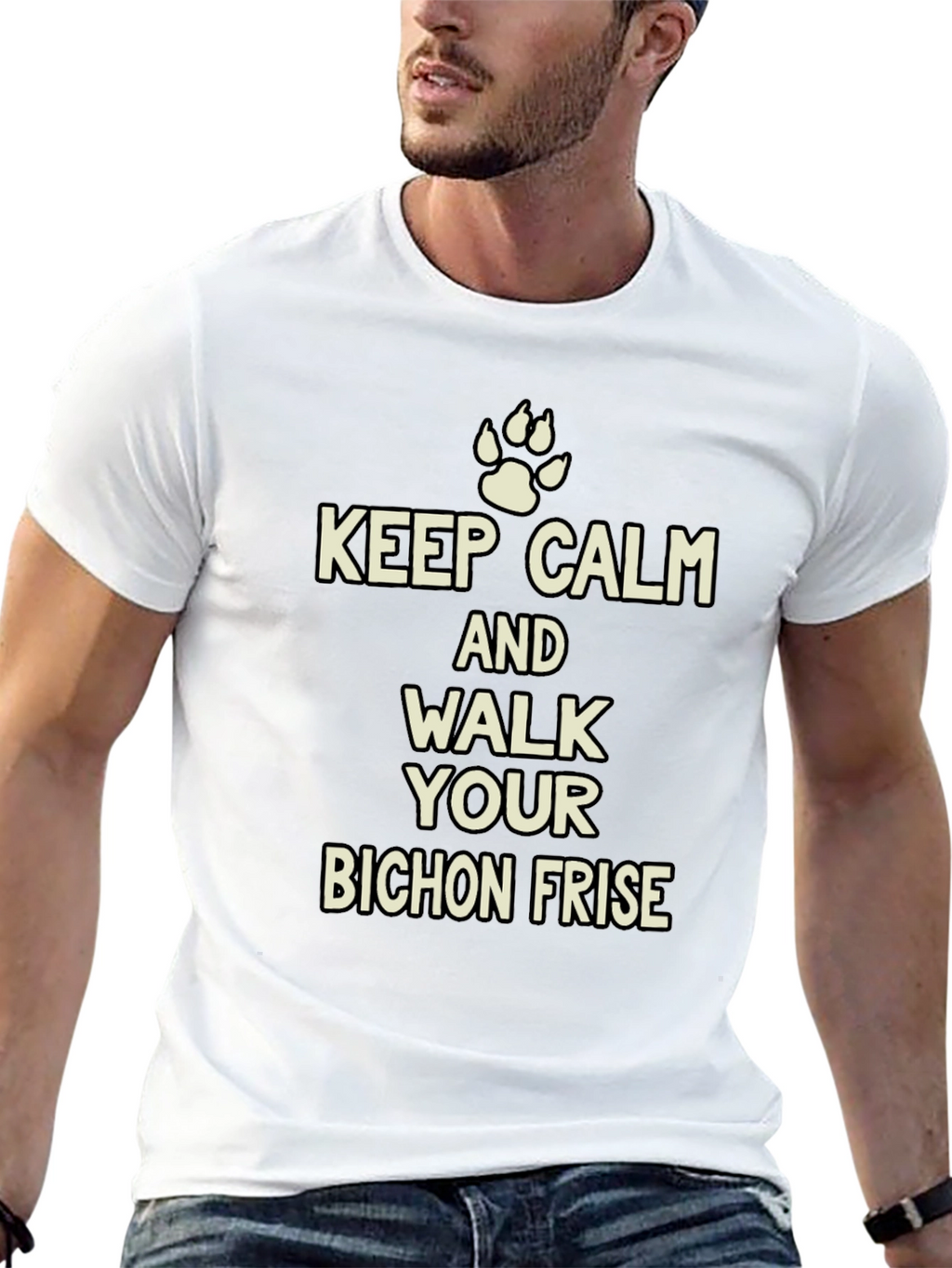 Keep Calm Bichon Frise T-Shirt