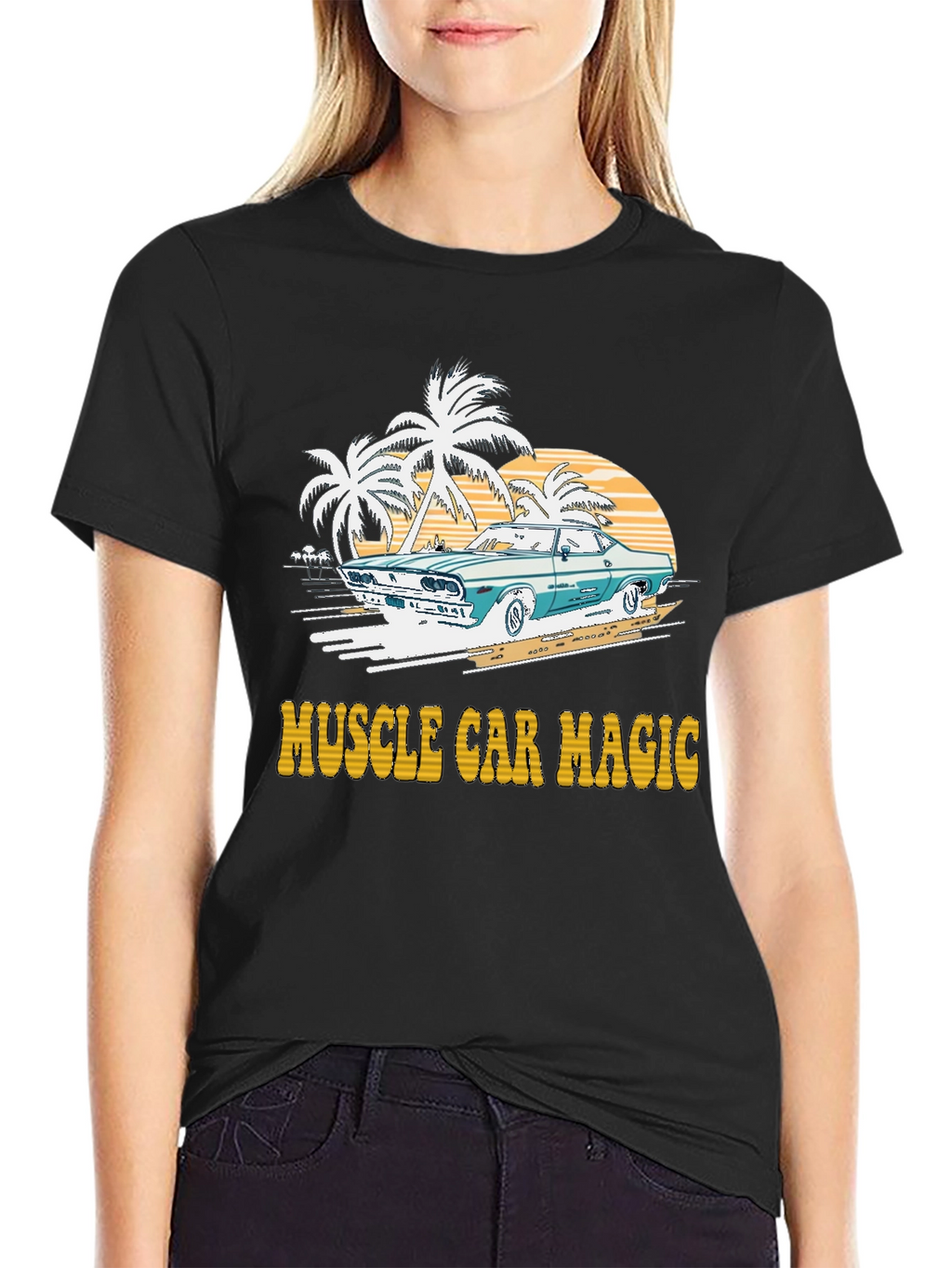 Muscle Car Magic Graphic T-Shirt