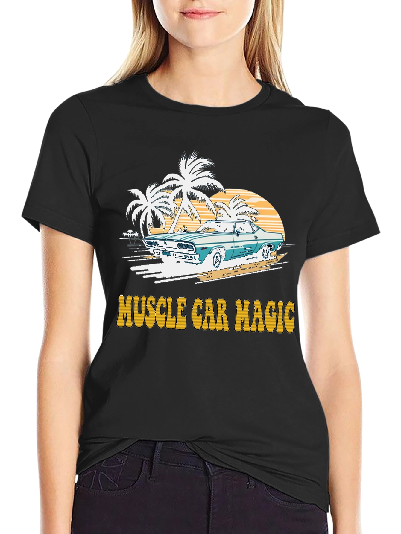 Muscle Car Magic Graphic T-Shirt