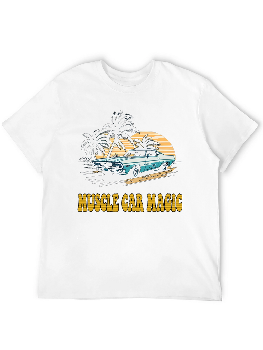 Muscle Car Magic Graphic T-Shirt