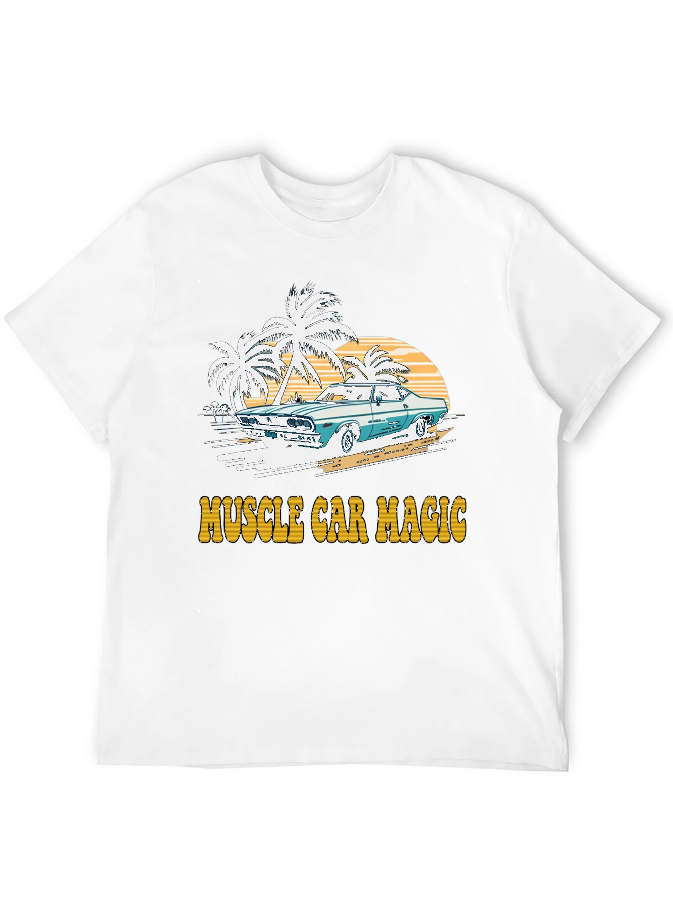 Muscle Car Magic Graphic T-Shirt