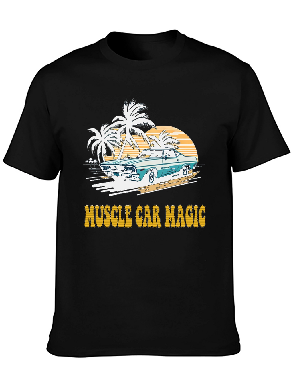 Muscle Car Magic Graphic T-Shirt