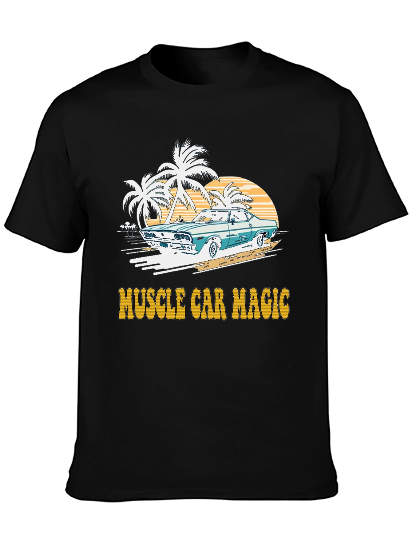 Muscle Car Magic Graphic T-Shirt