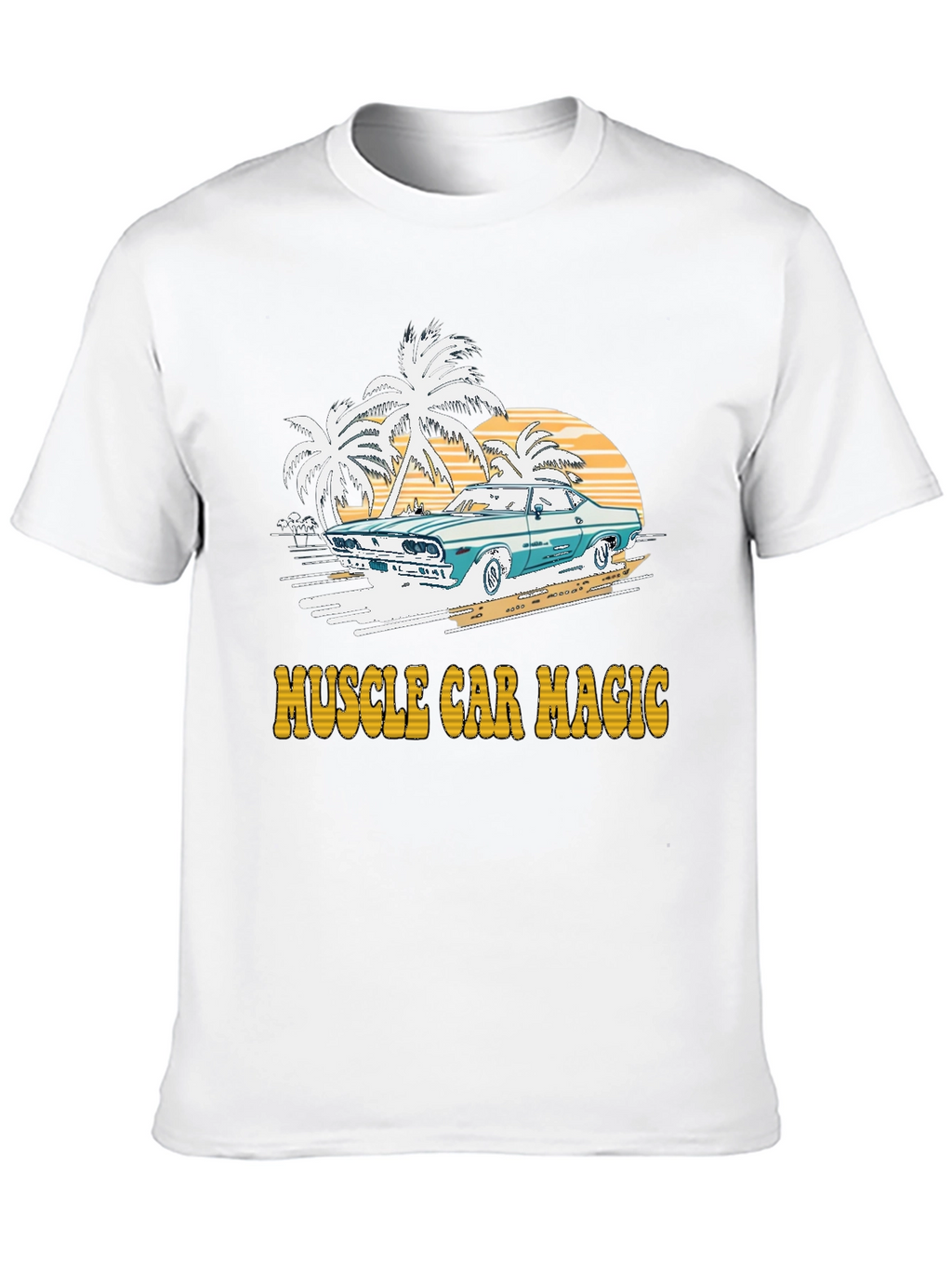 Muscle Car Magic Graphic T-Shirt