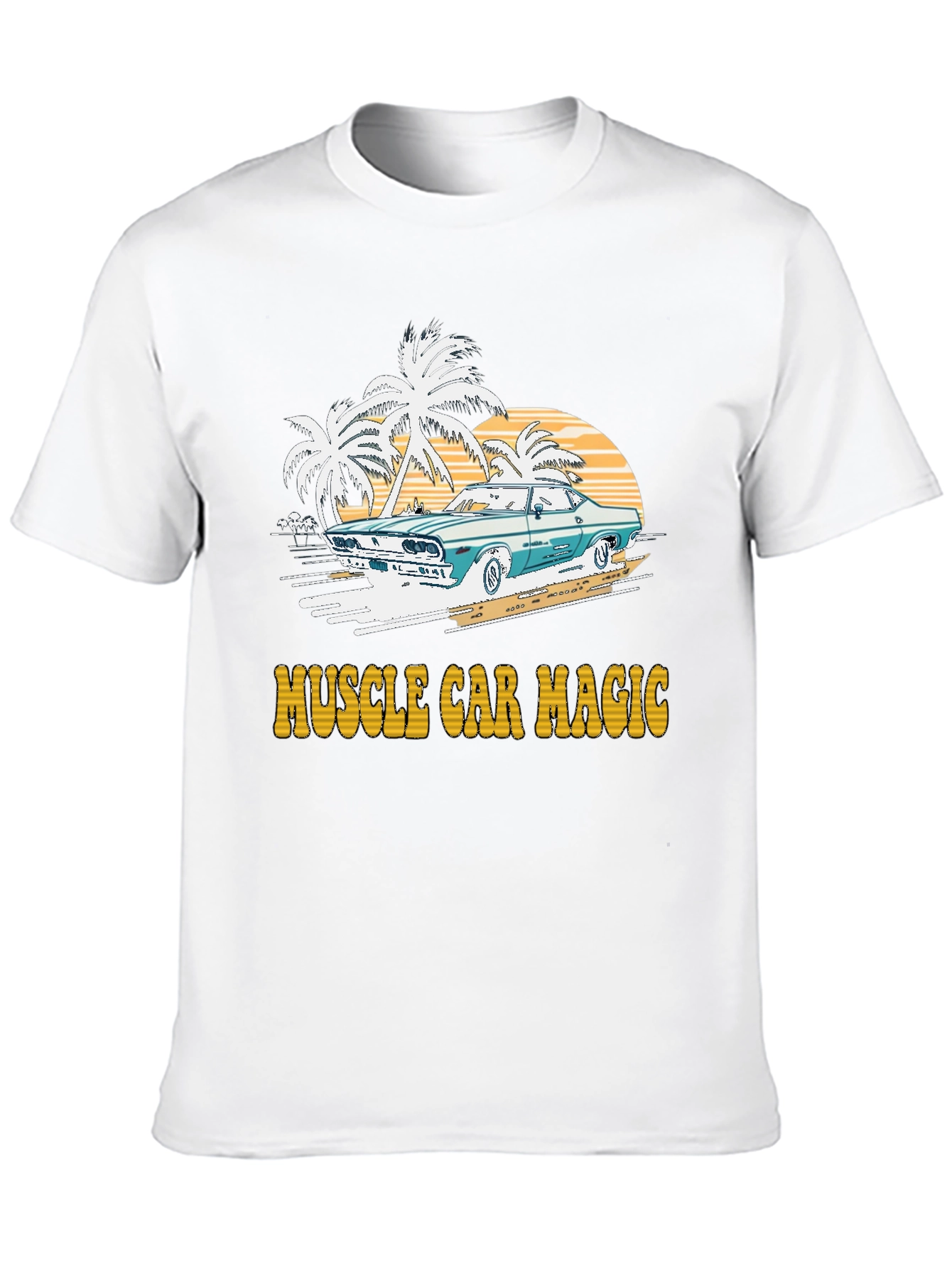 Muscle Car Magic Graphic T-Shirt