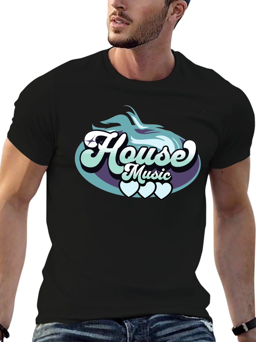 House Music Graphic T-Shirt Stylish Tee