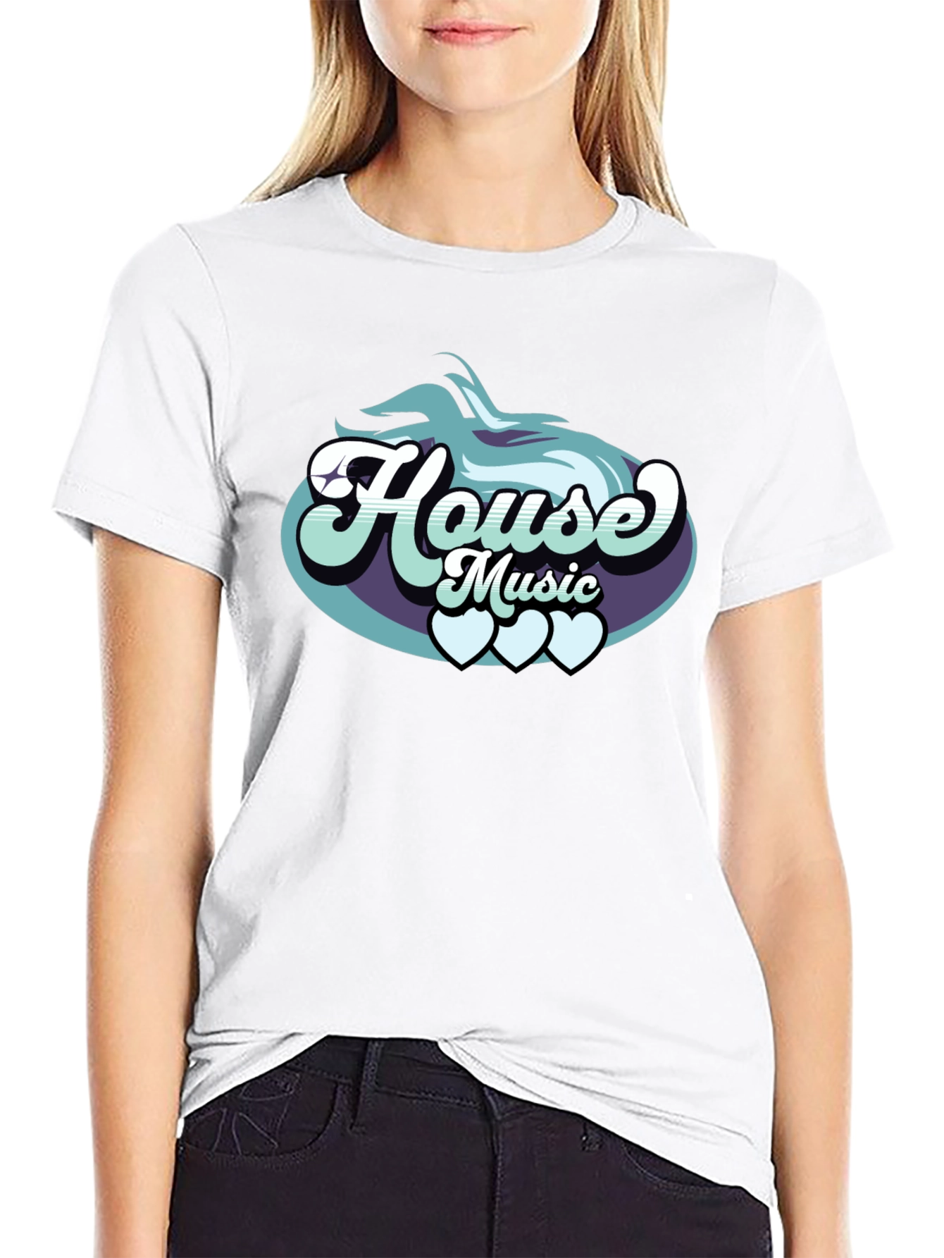 House Music Graphic T-Shirt Stylish Tee